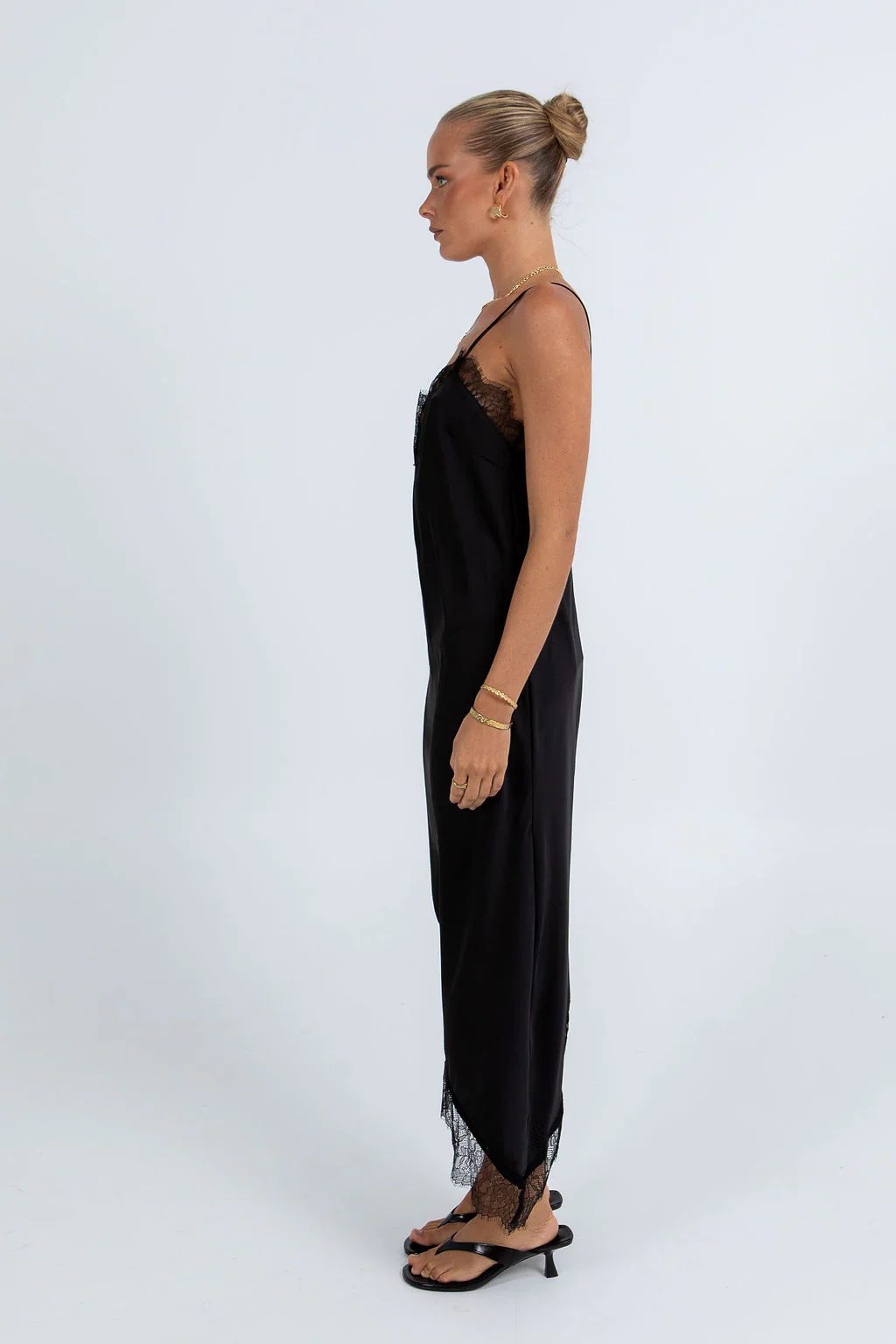 Gratia Midi Dress Black - Image 7