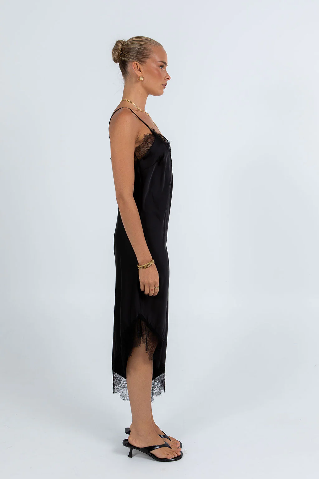 Gratia Midi Dress Black - Image 9