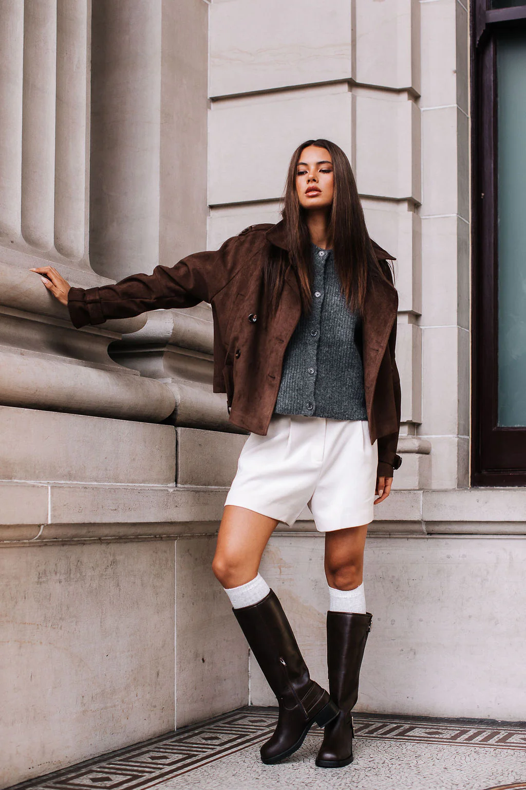 Greer Jacket Chocolate - Image 6