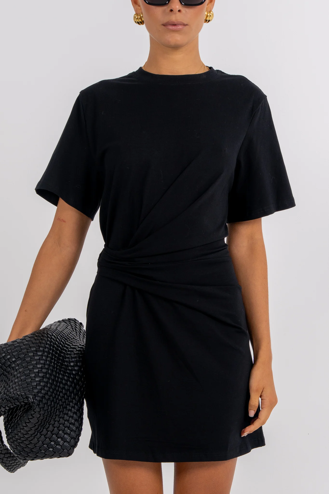 Gwendolyn Mini Dress Black - Image 2