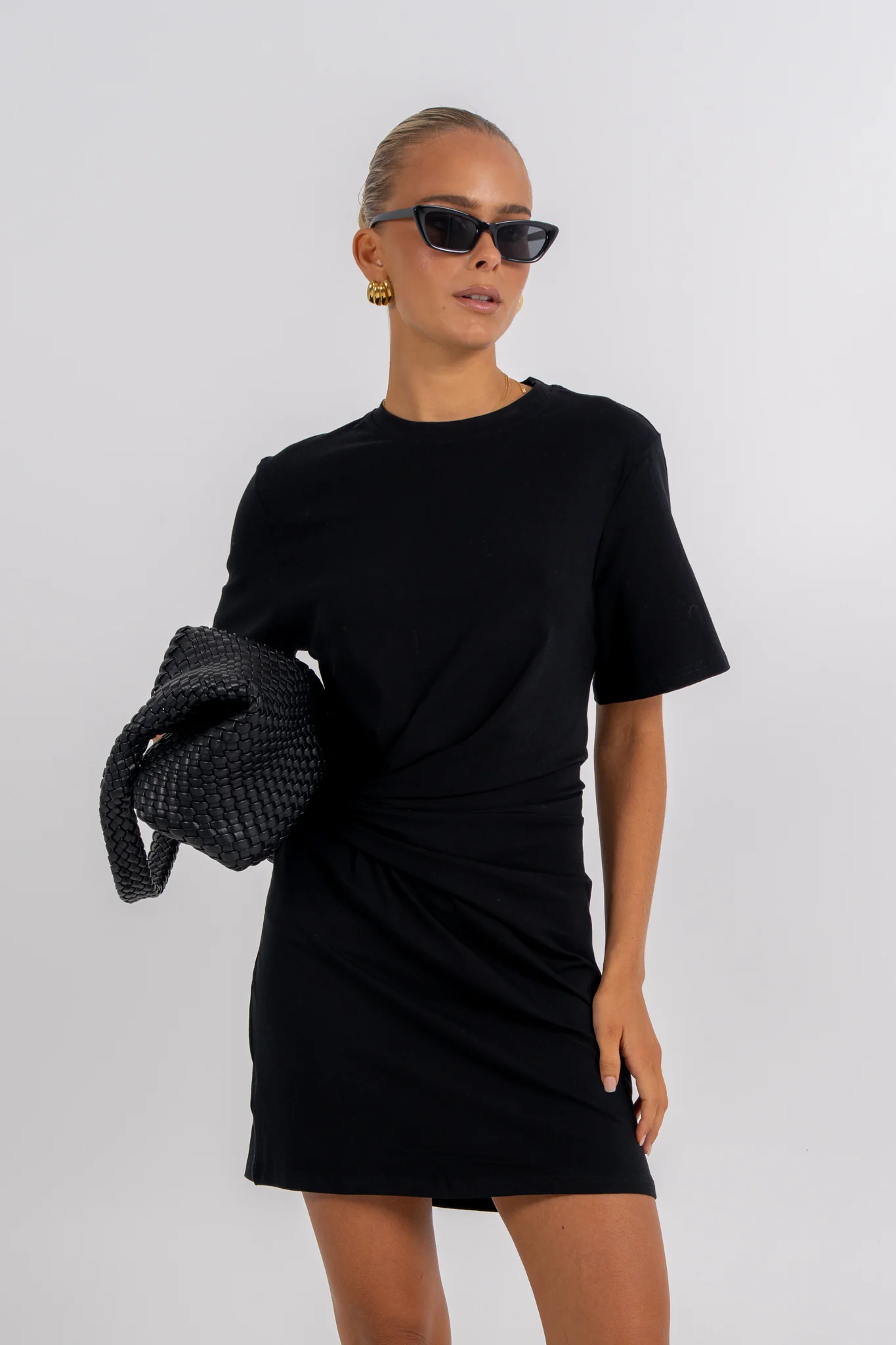 Gwendolyn Mini Dress Black - Image 5