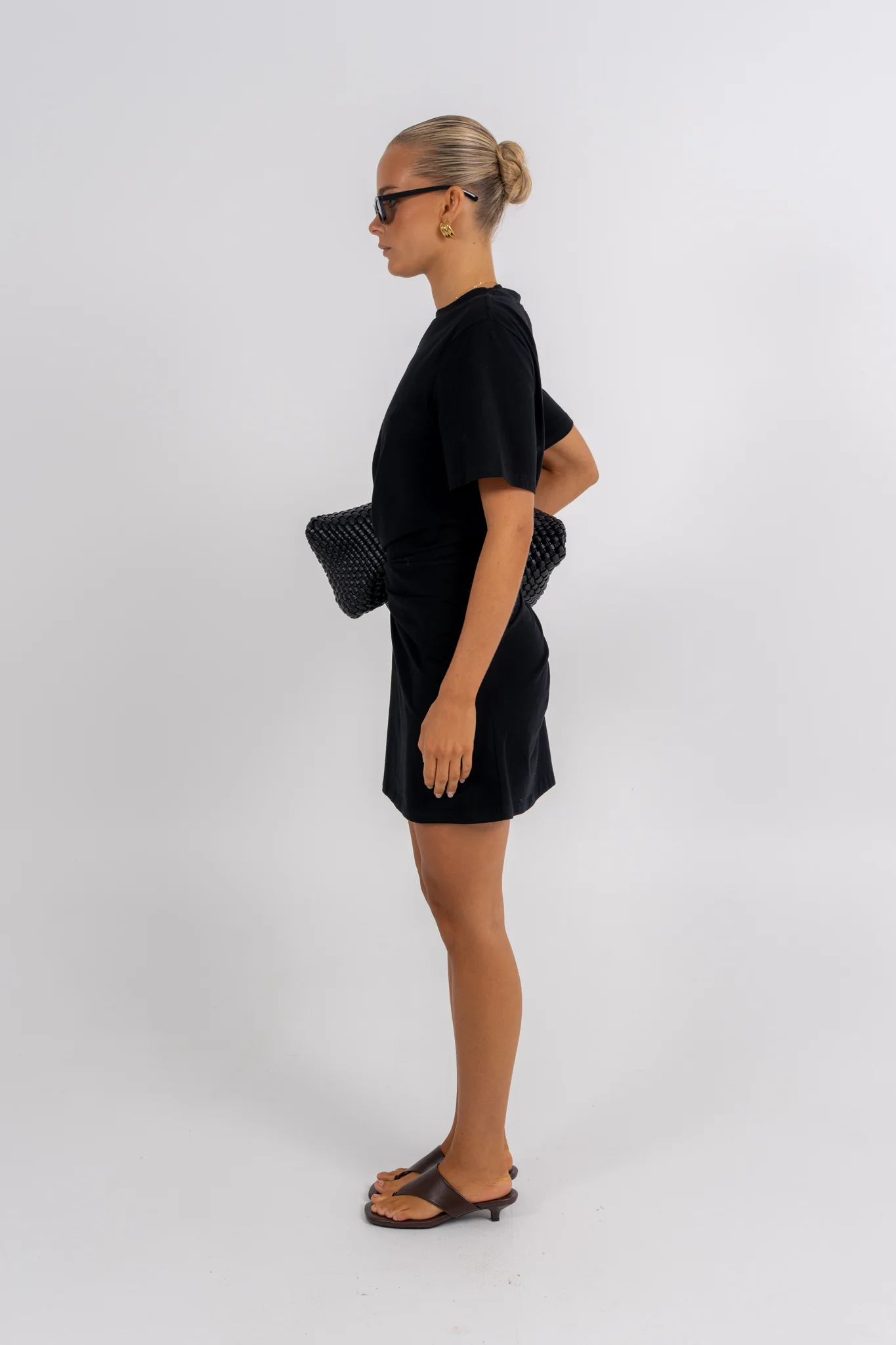 Gwendolyn Mini Dress Black - Image 7