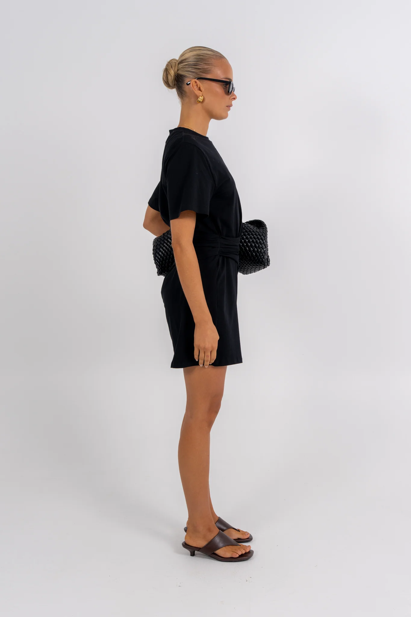 Gwendolyn Mini Dress Black - Image 9