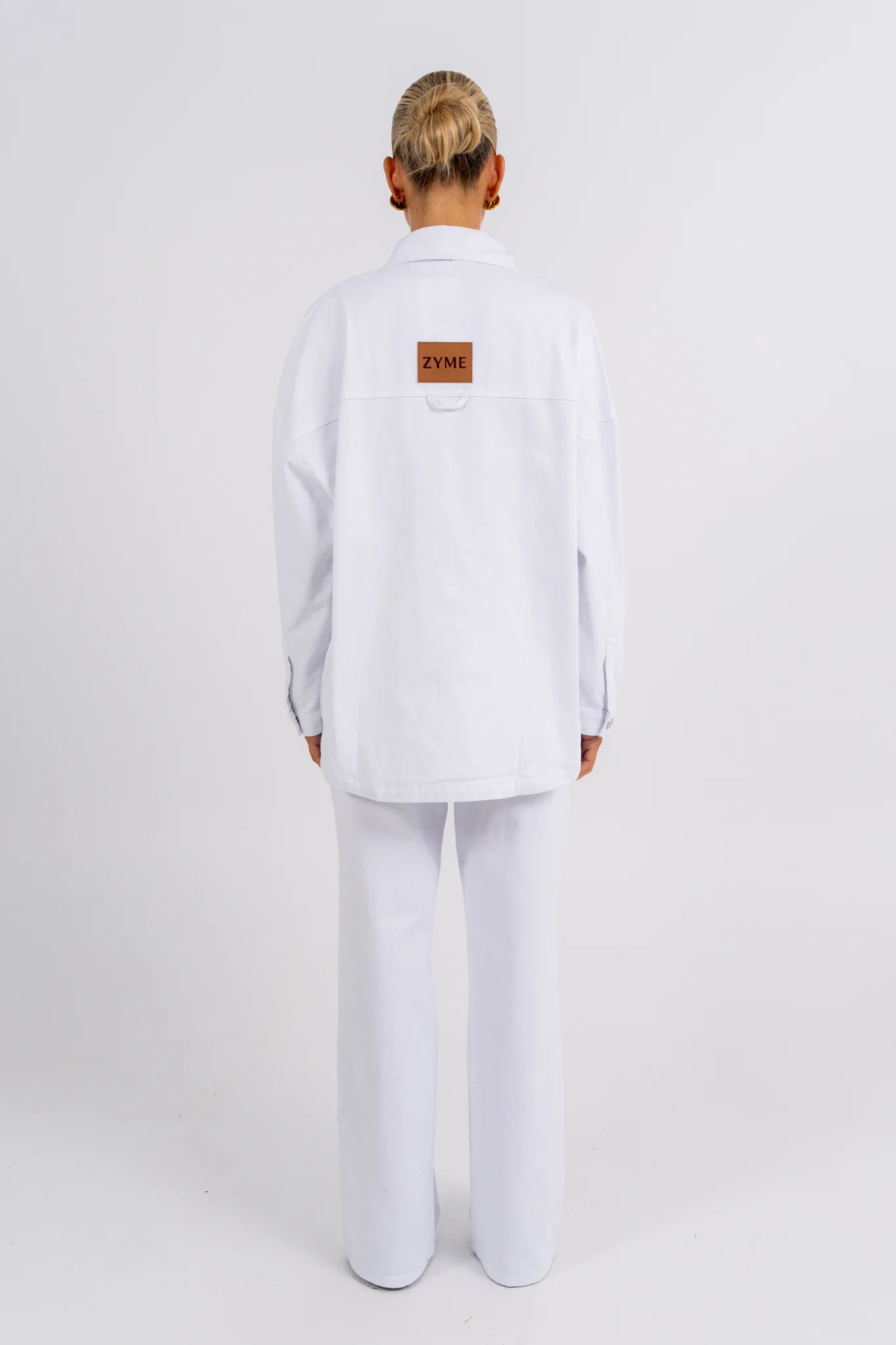 Ilou Denim Shirt White - Image 9