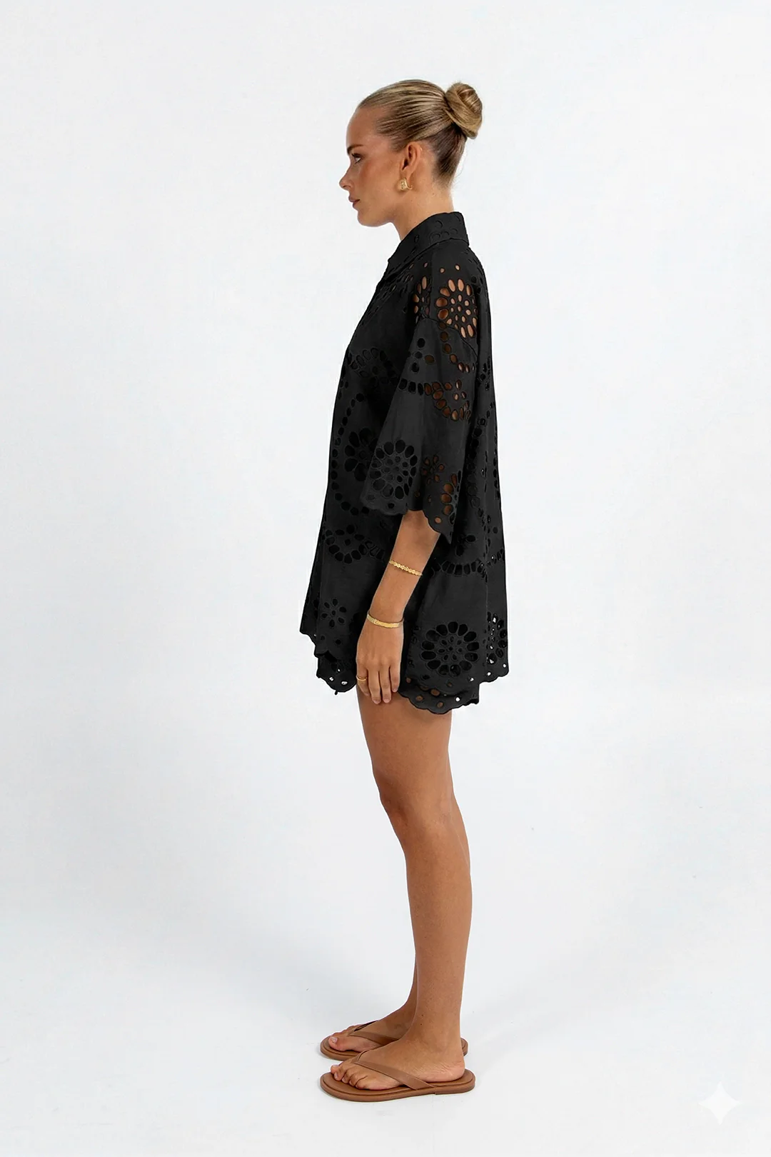 Immy Shirt Black Sicily Lace - Image 6