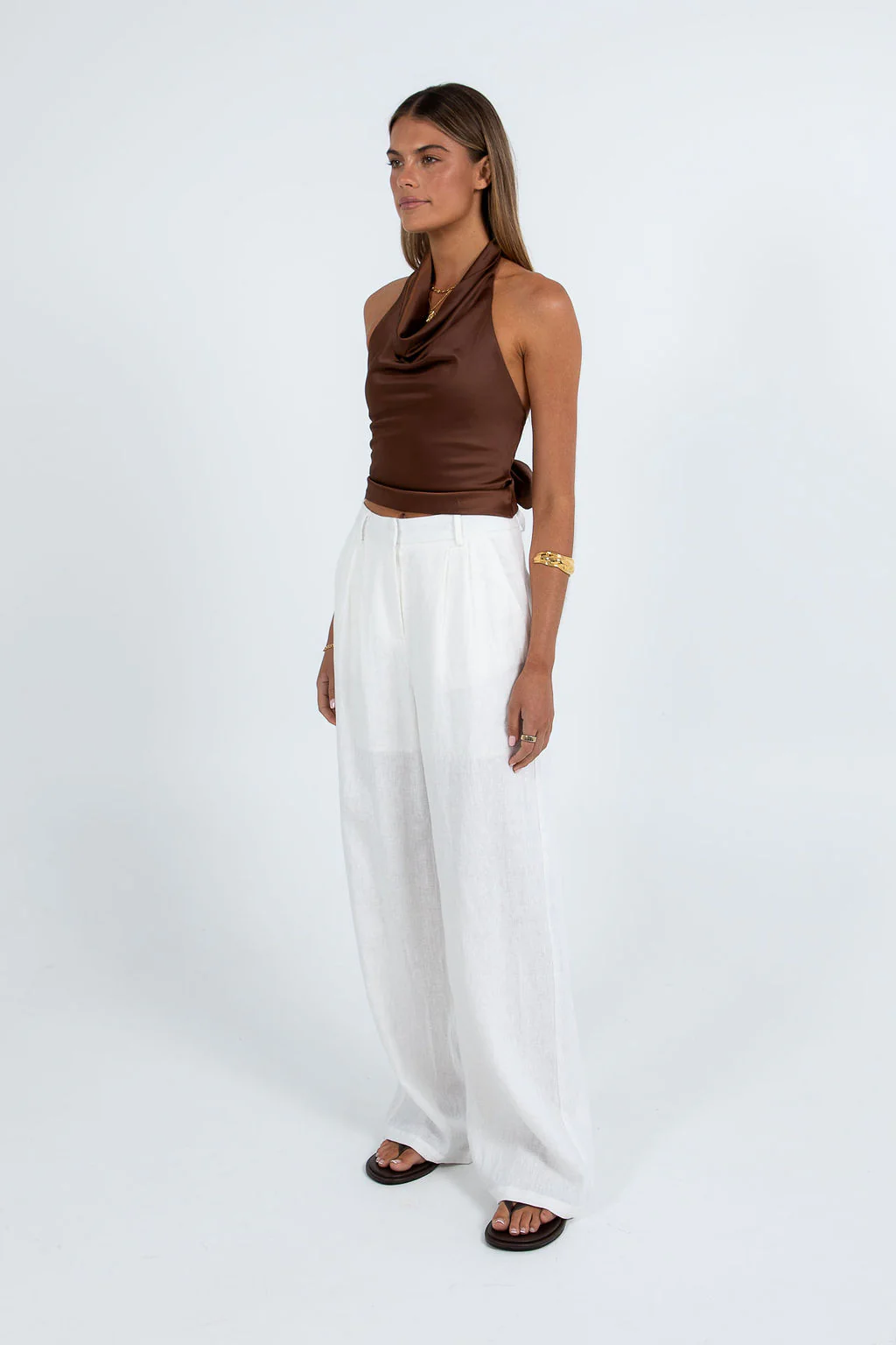 Inara Halter Top Chocolate - Image 10