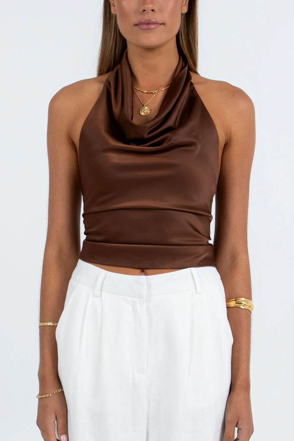 Inara Halter Top Chocolate - Image 8