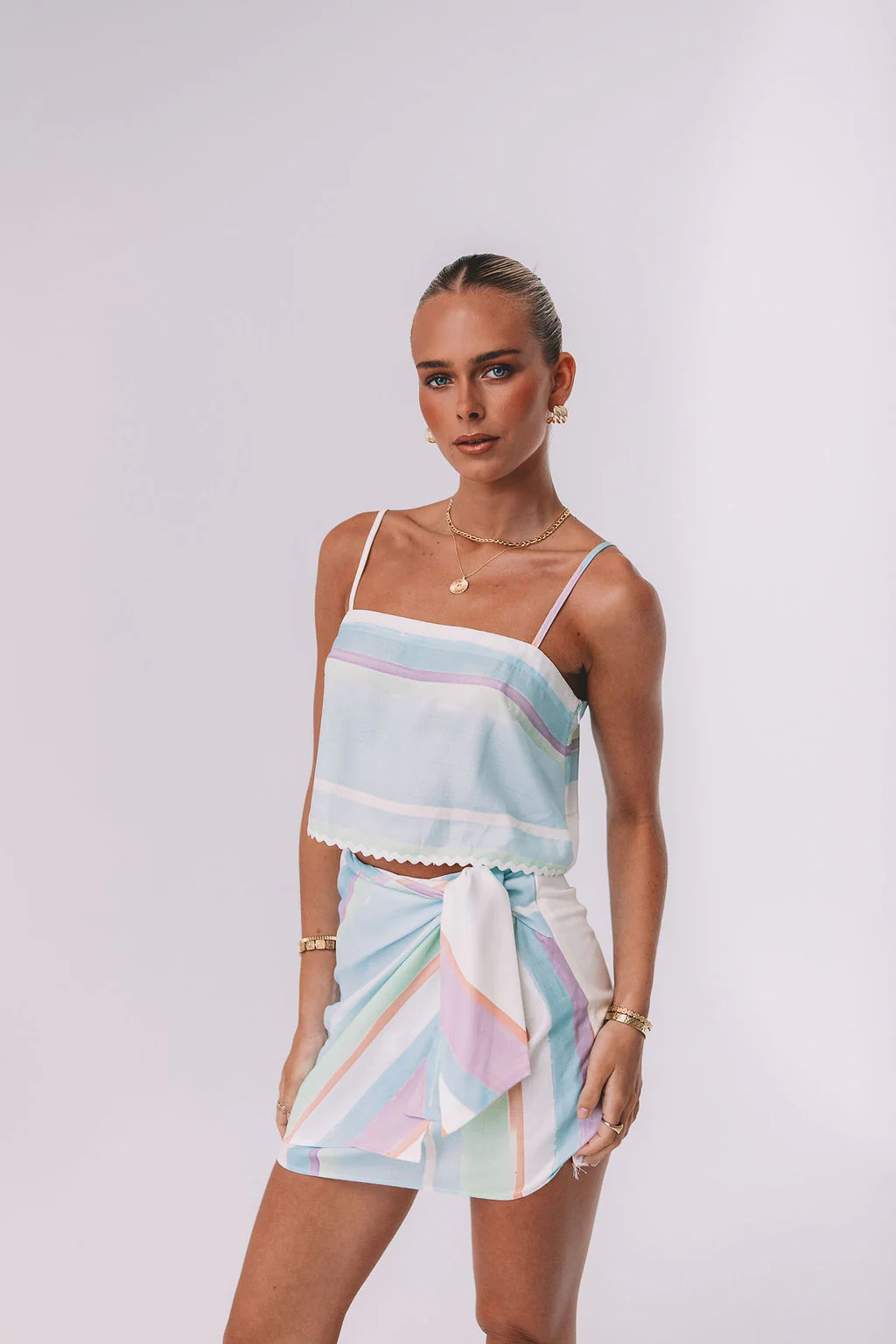 Vigo Mini Skirt Virenne Print - Image 16
