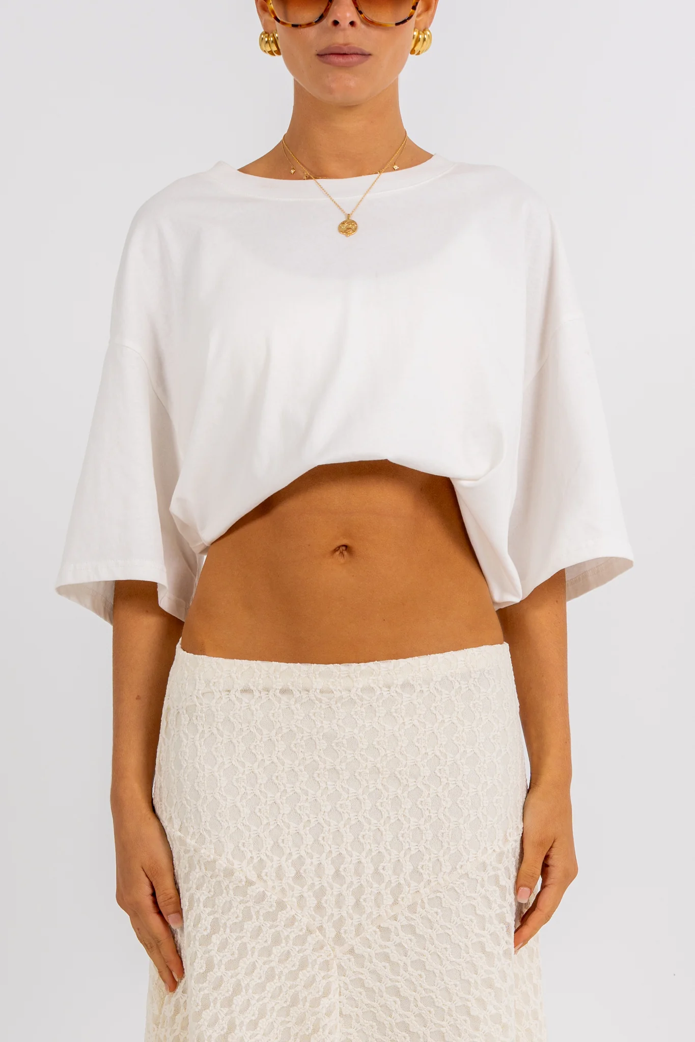 Jade Midi Skirt Cream - Image 8