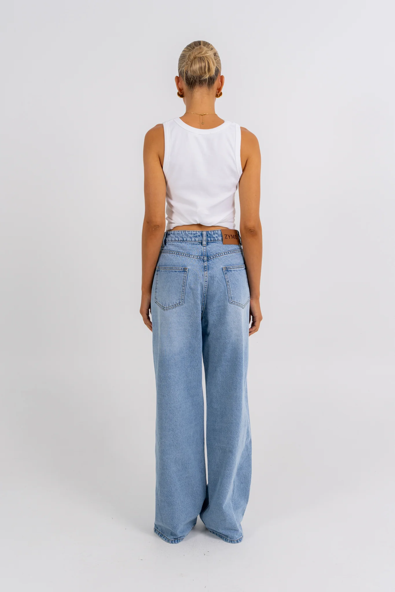 Janey Baggy Leg Jeans Light Vintage - Image 14