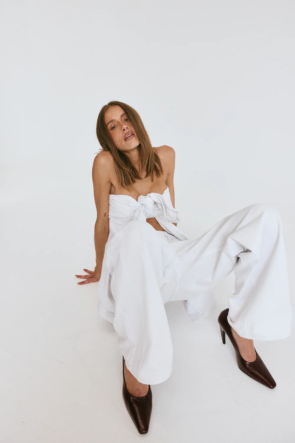 Ilou Denim Shirt White - Image 7