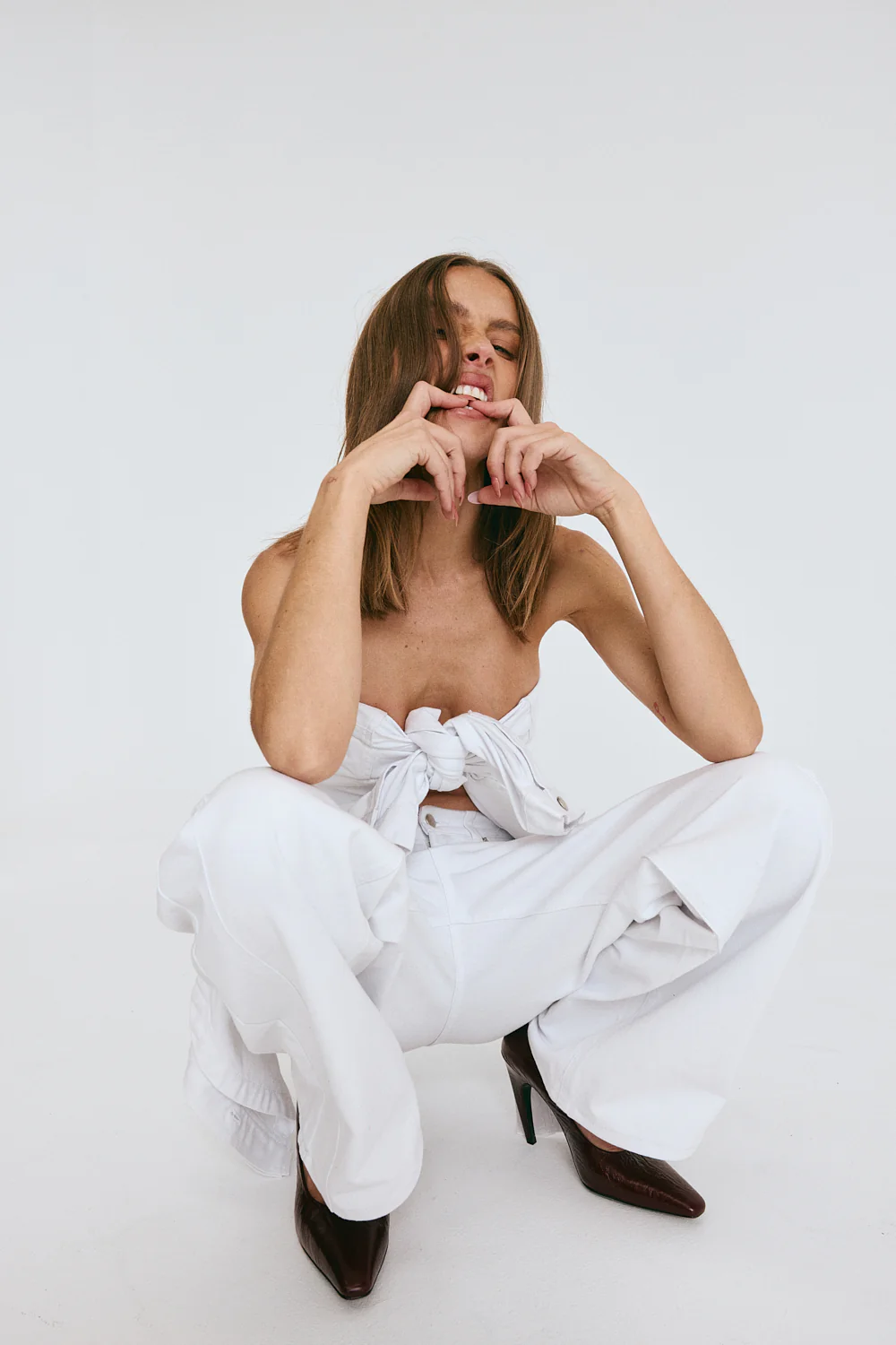 Ilou Denim Shirt White - Image 8
