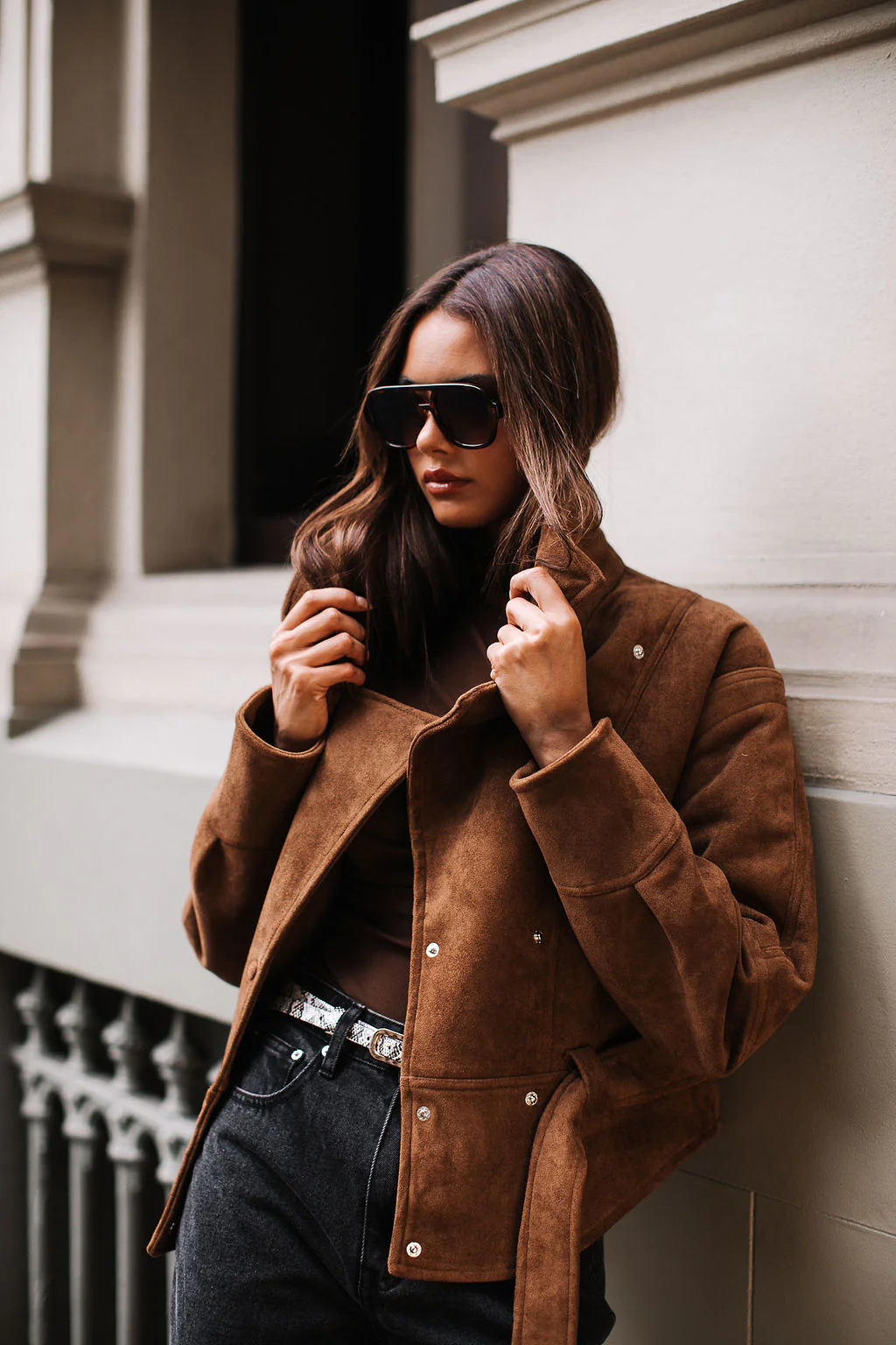 Kai Jacket Tan Brown - Image 7