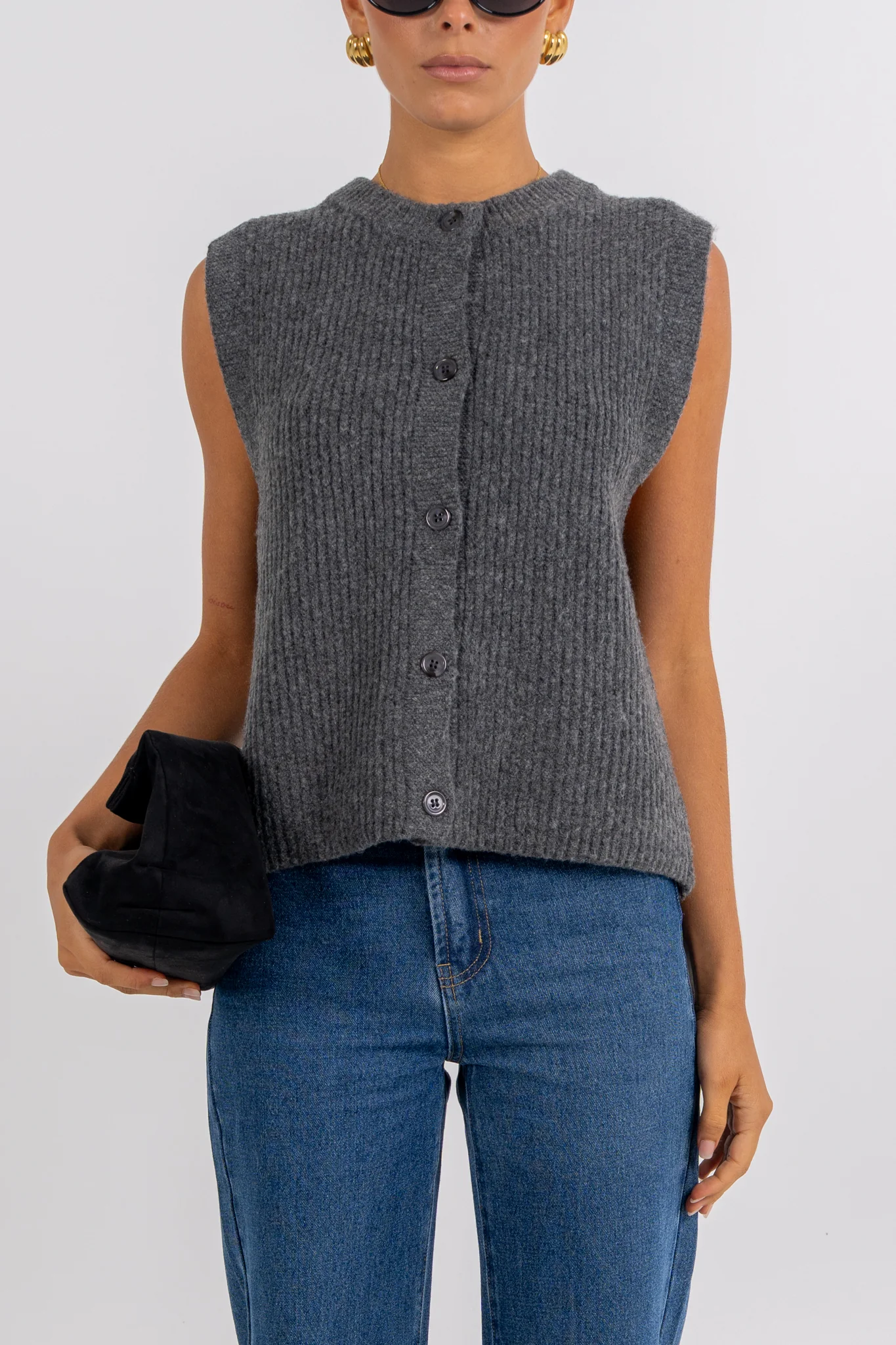 Louise Knit Charcoal - Image 3