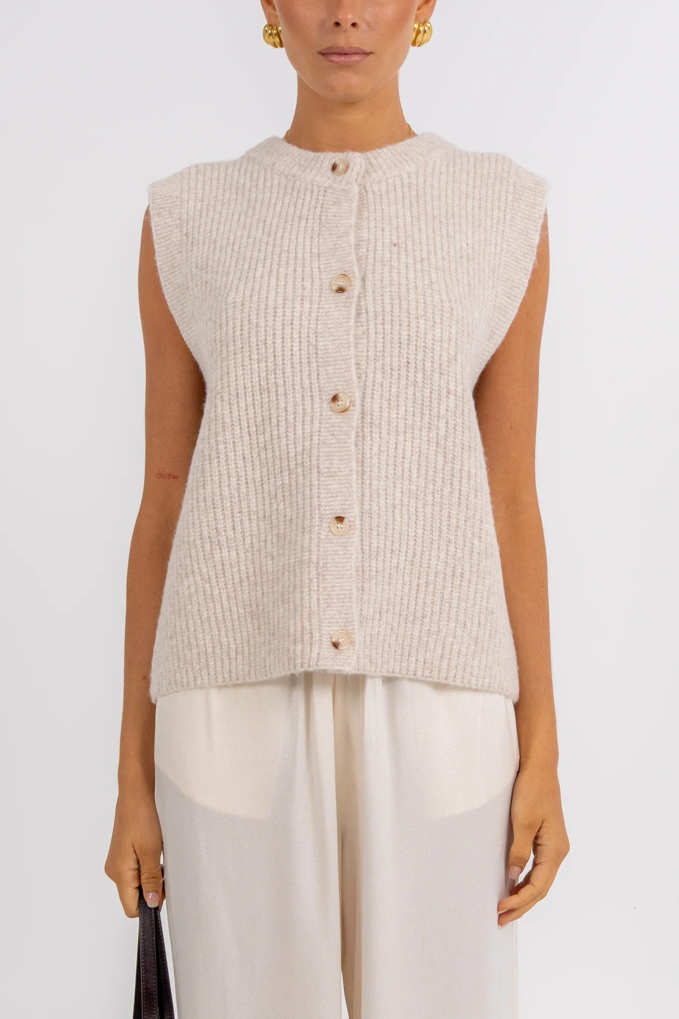 Louise Knit Oatmeal - Image 4
