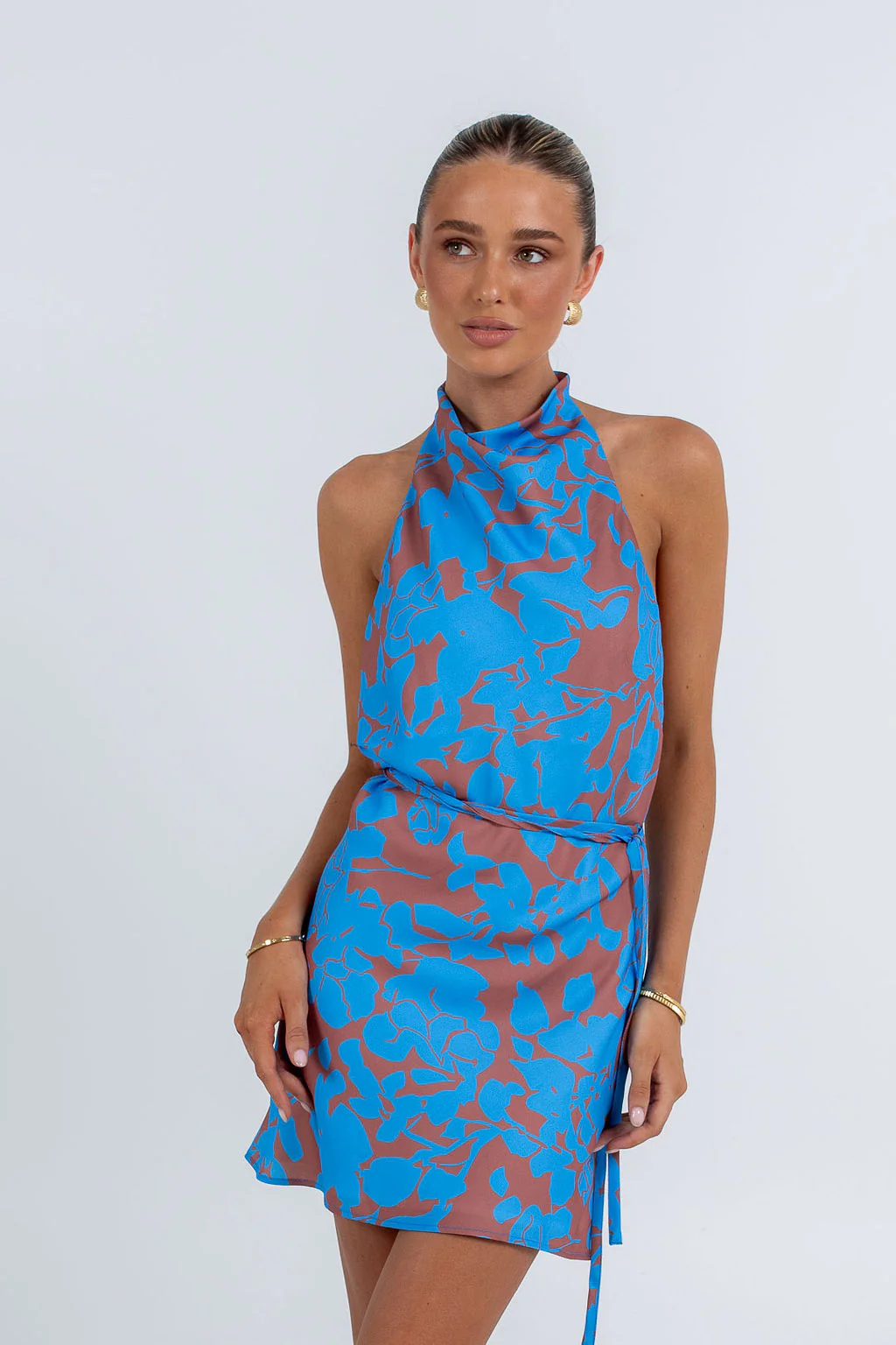 Mia Mini Dress Azurosa Print - Image 6