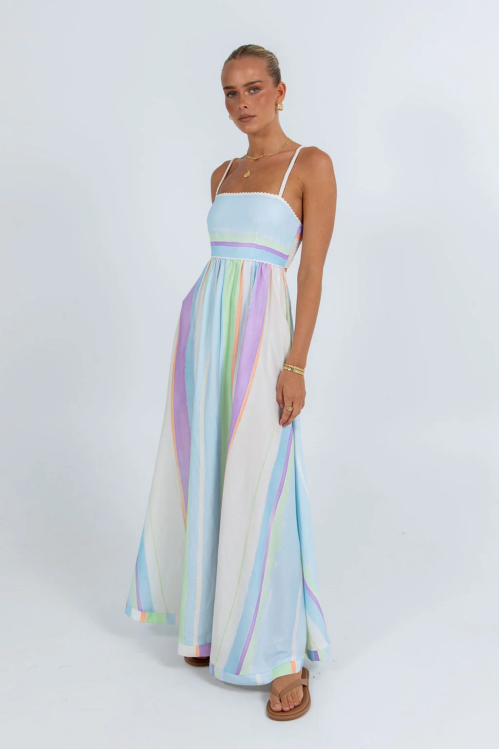 Palomae Maxi Dress Virenne Print - Image 4