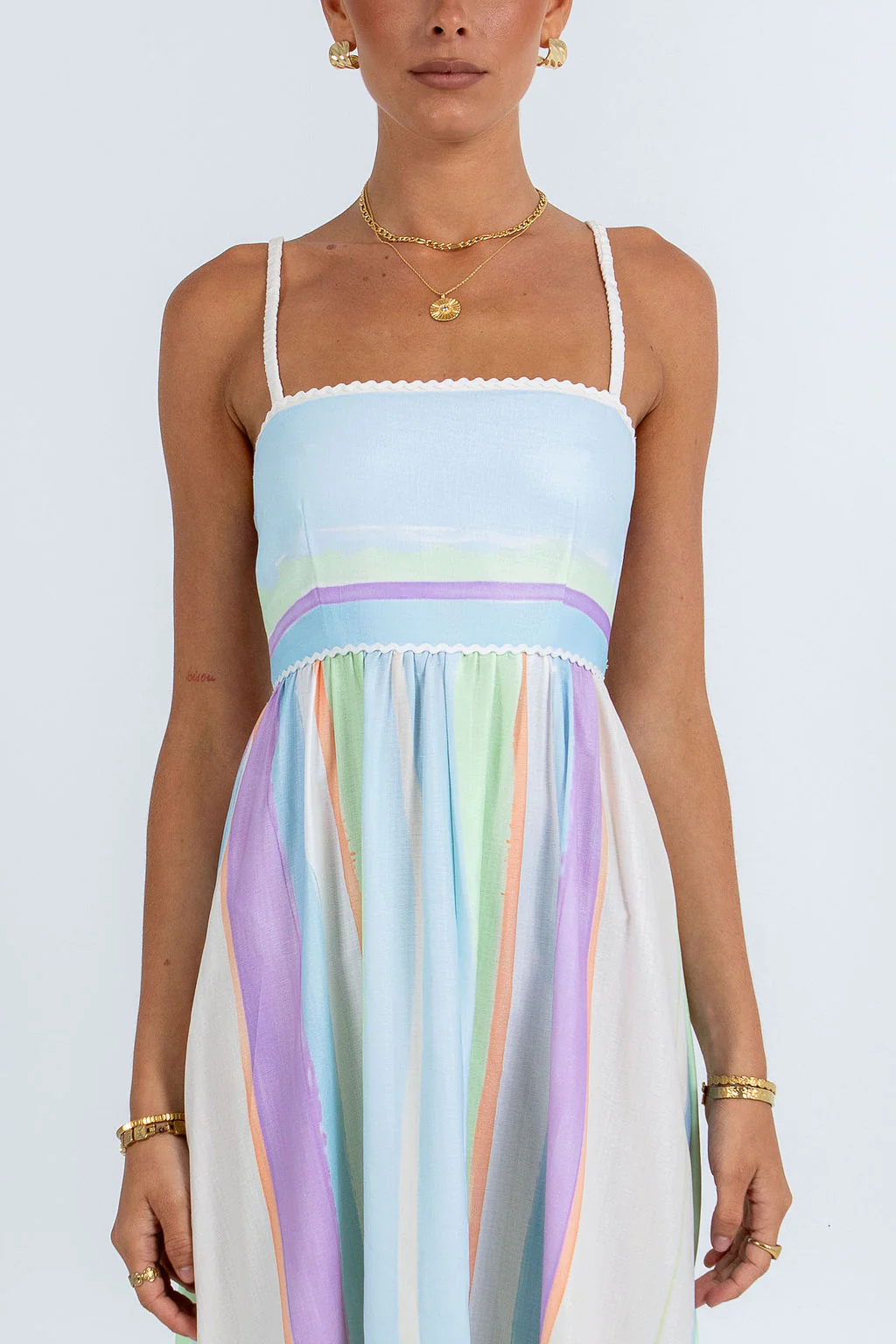 Palomae Maxi Dress Virenne Print - Image 5