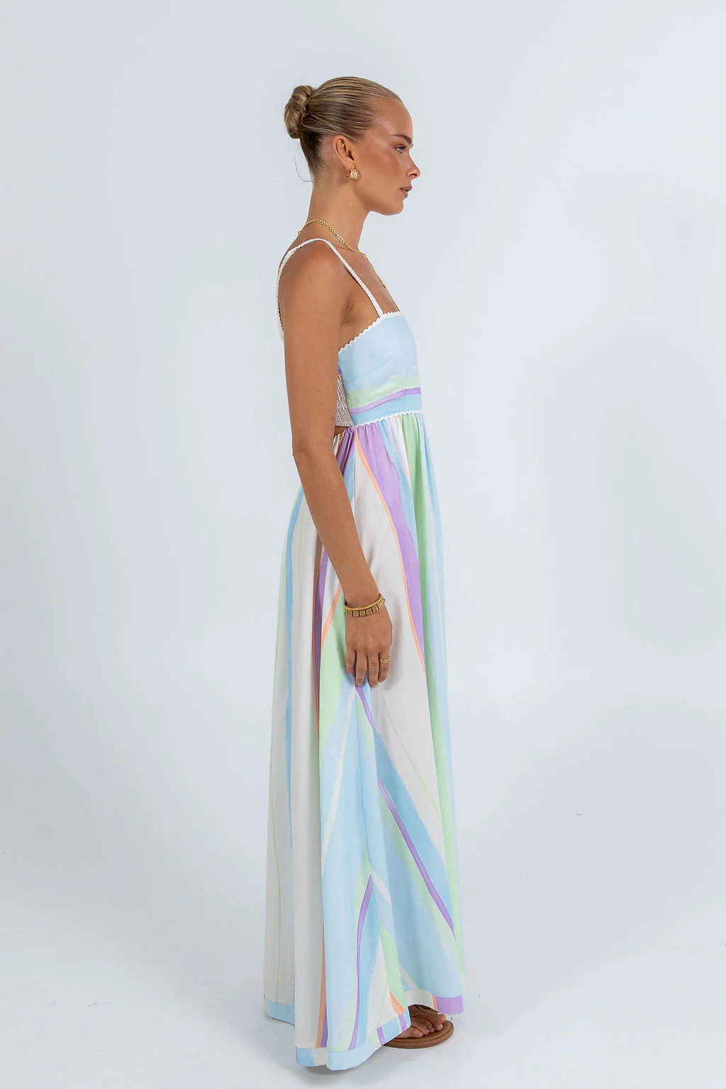 Palomae Maxi Dress Virenne Print - Image 8