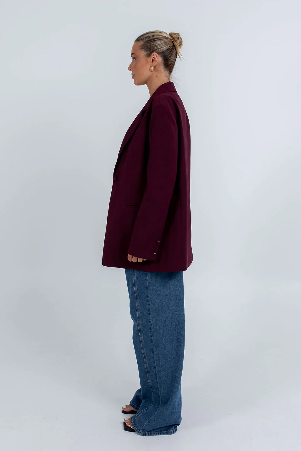 PRE ORDER Quade Blazer Burgundy - Image 12