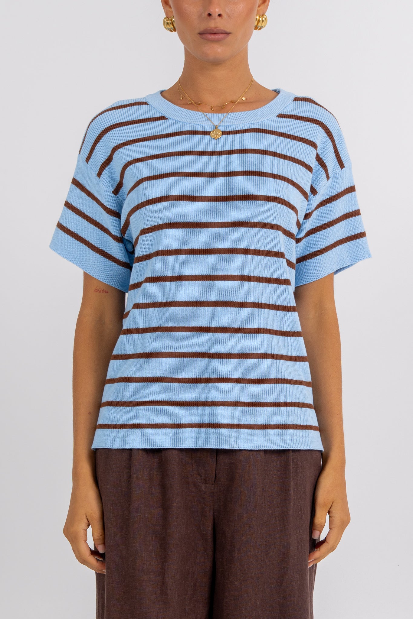 Raine Top Chocolate Stripe - Image 2
