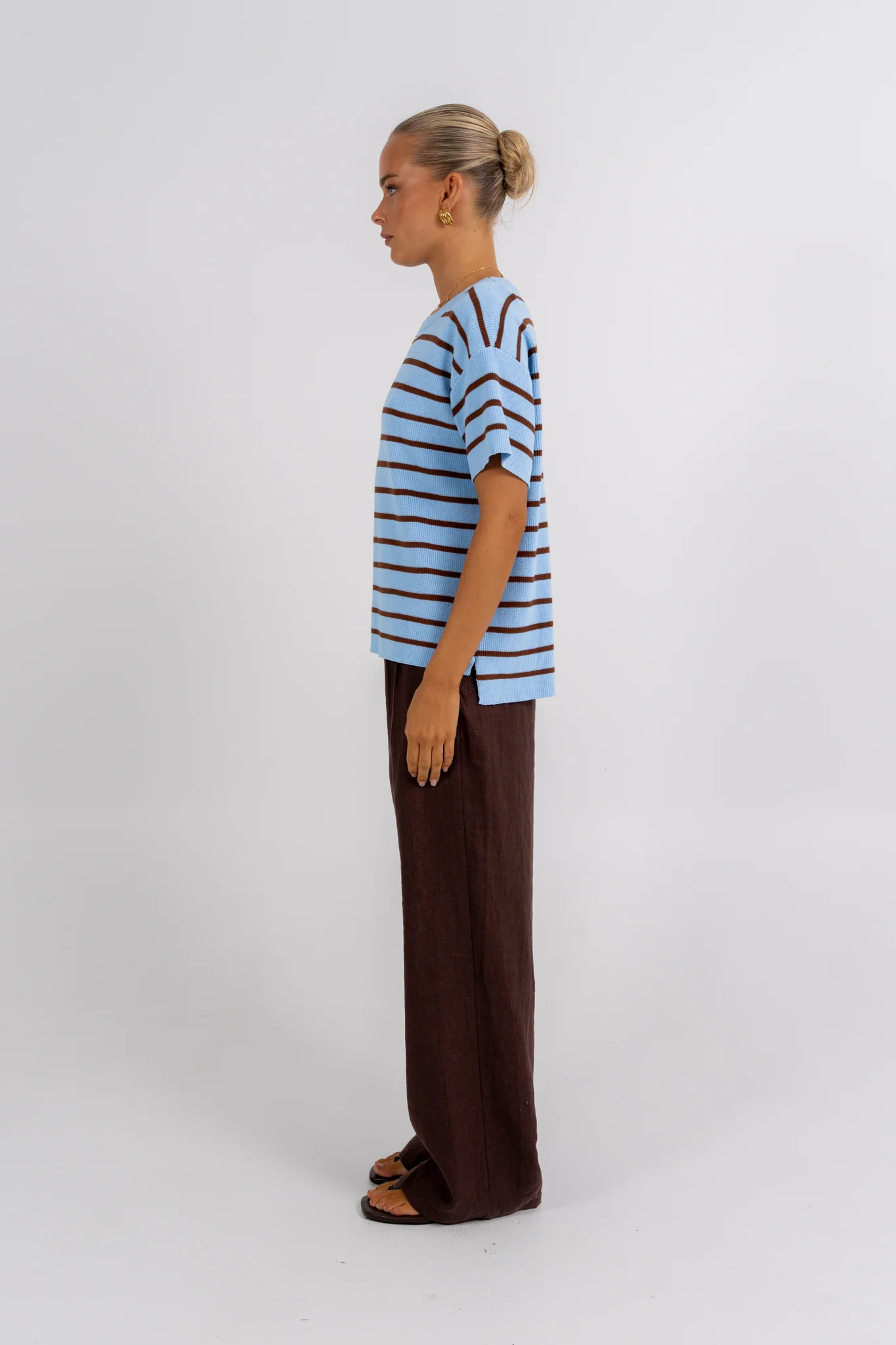 Raine Top Chocolate Stripe - Image 8