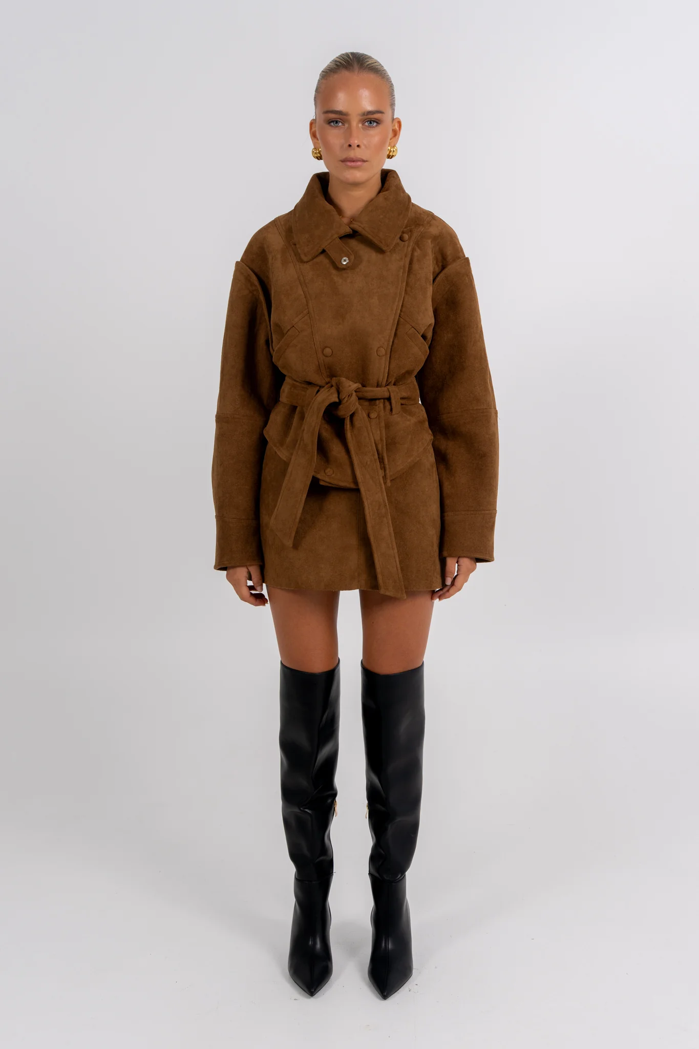 Kai Jacket Tan Brown - Image 8