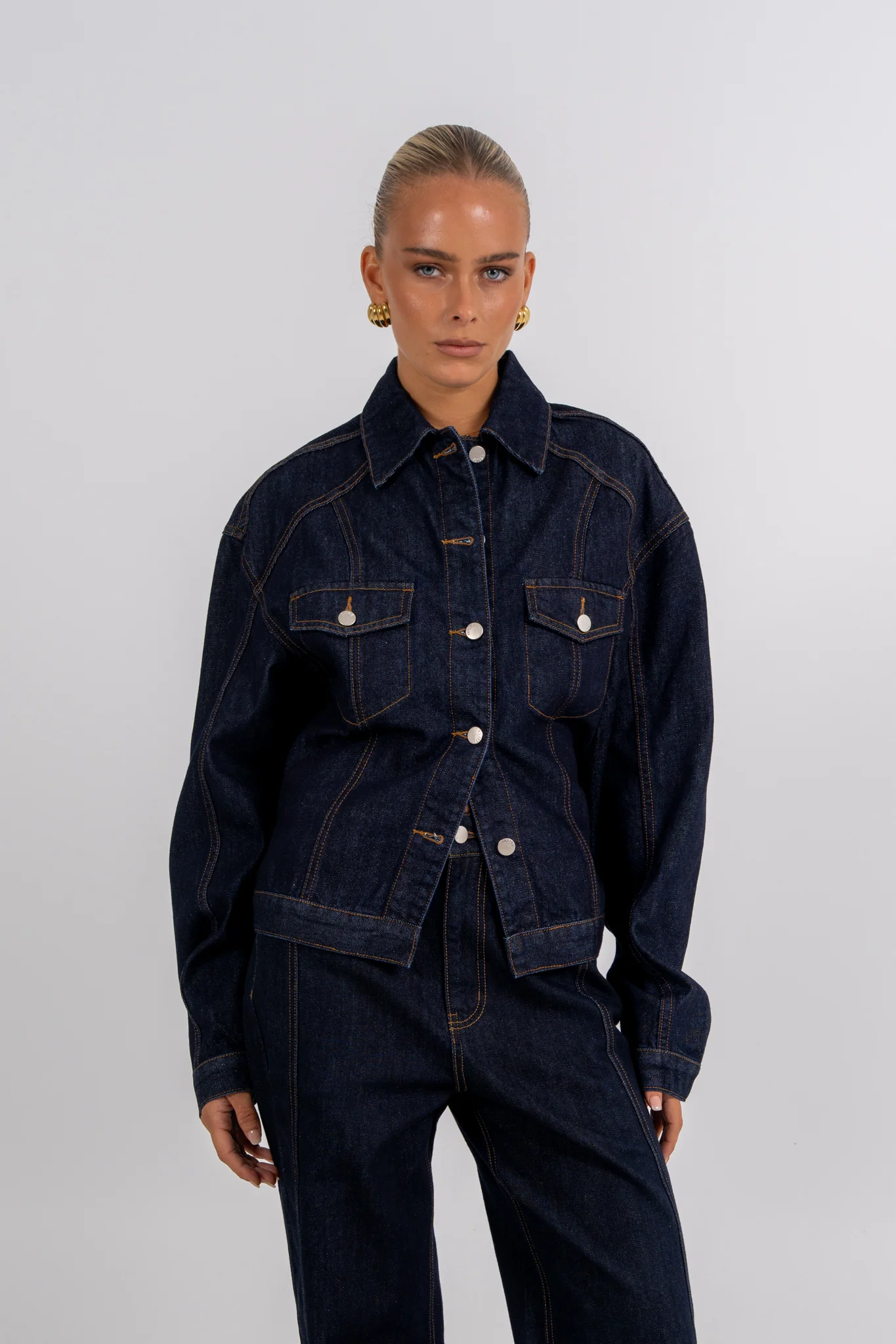 Saya Jacket Indigo - Image 12