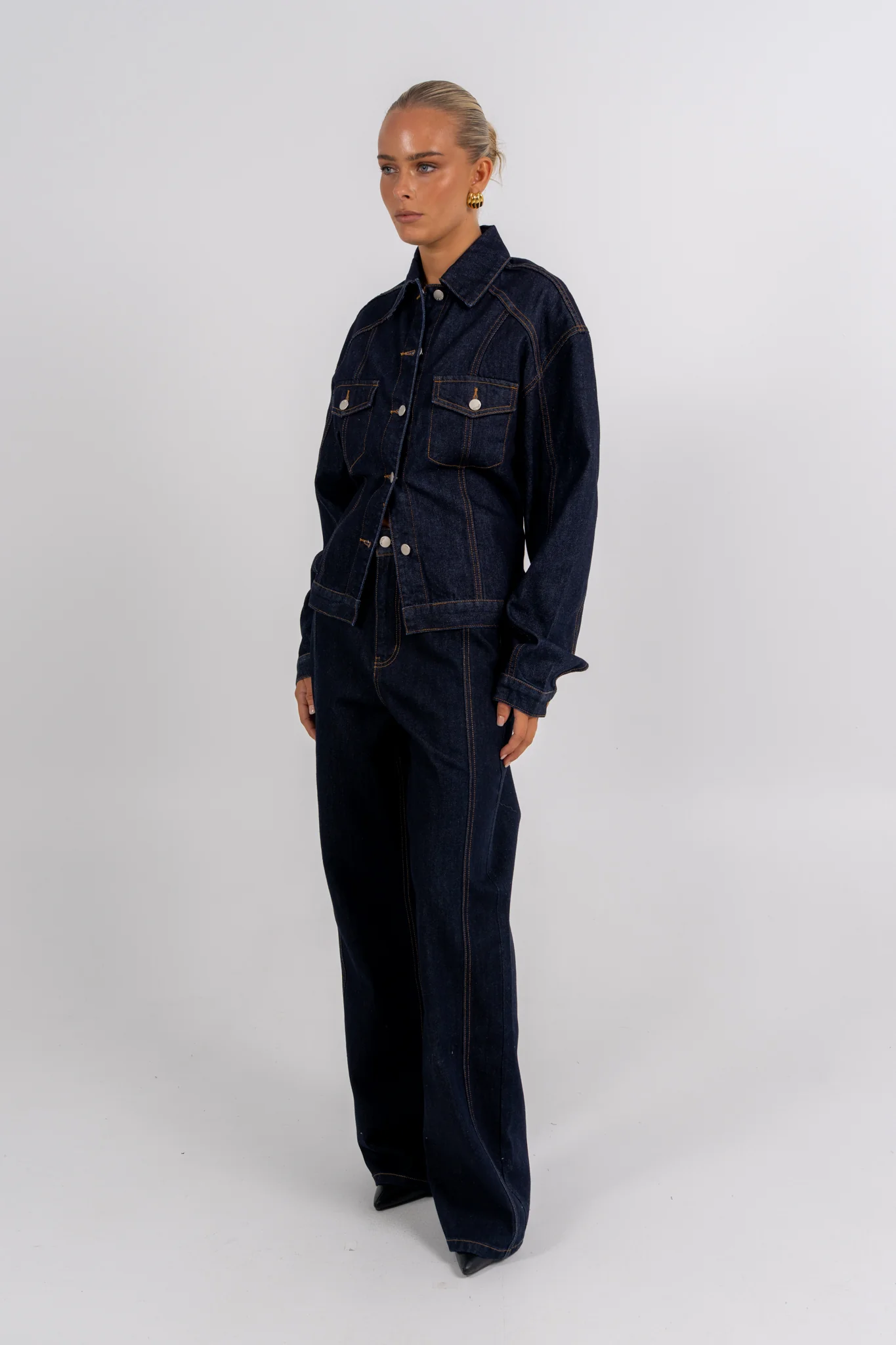 Saya Jacket Indigo - Image 13