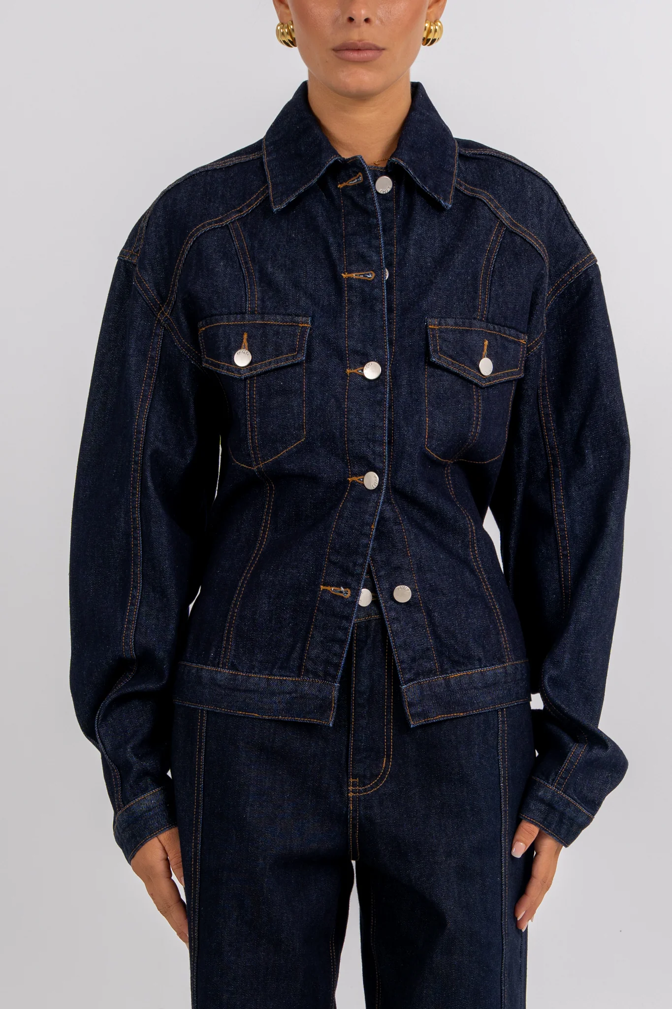 Saya Jacket Indigo - Image 7