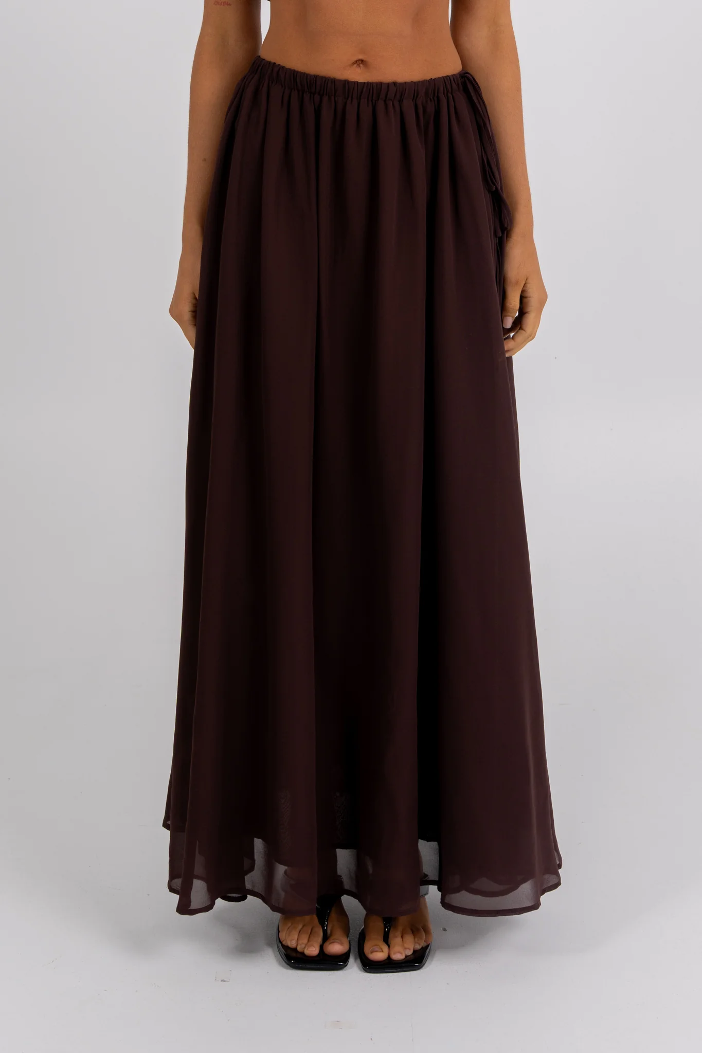 Ulah Maxi Skirt Chocolate - Image 2