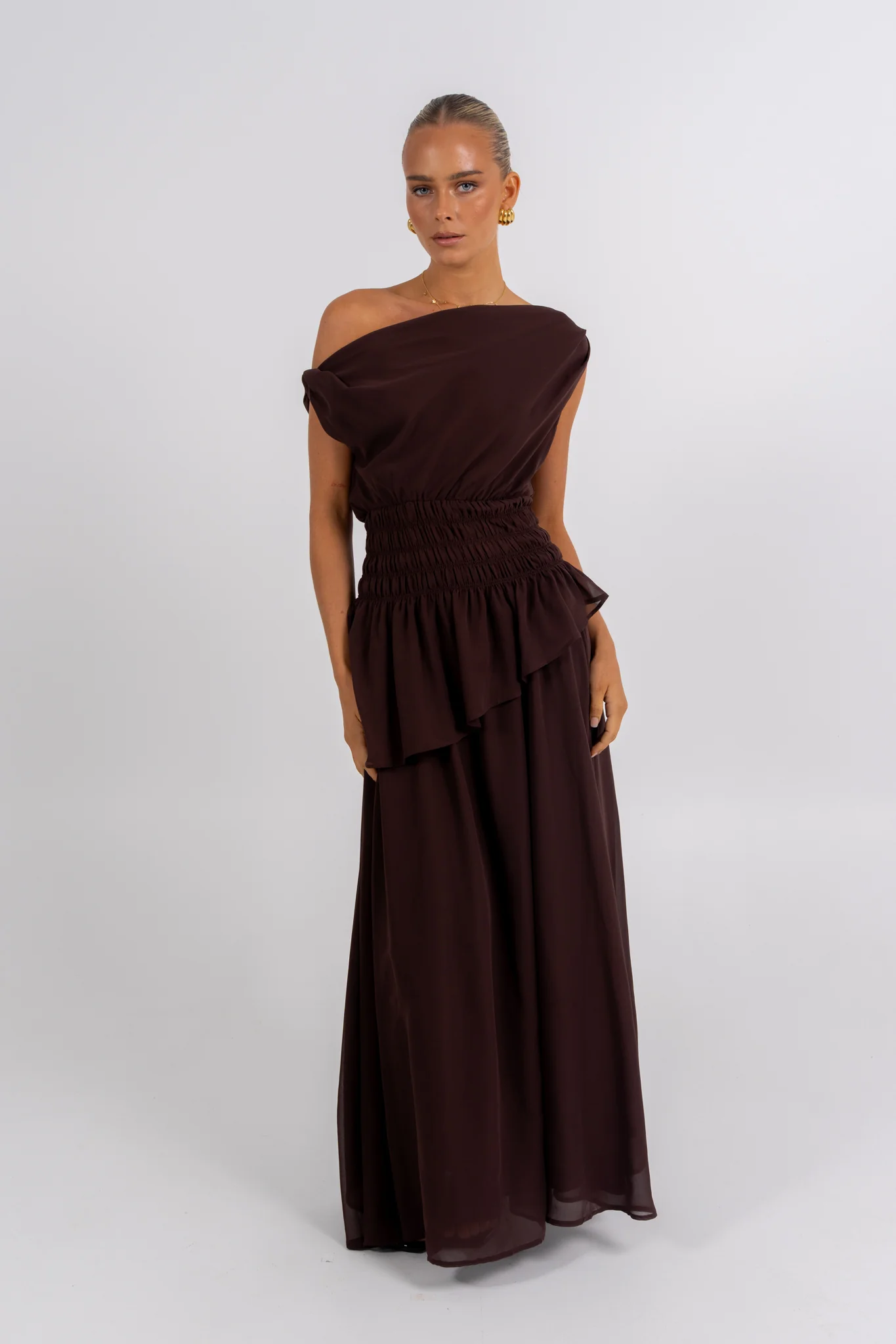 Ulah Maxi Skirt Chocolate - Image 6