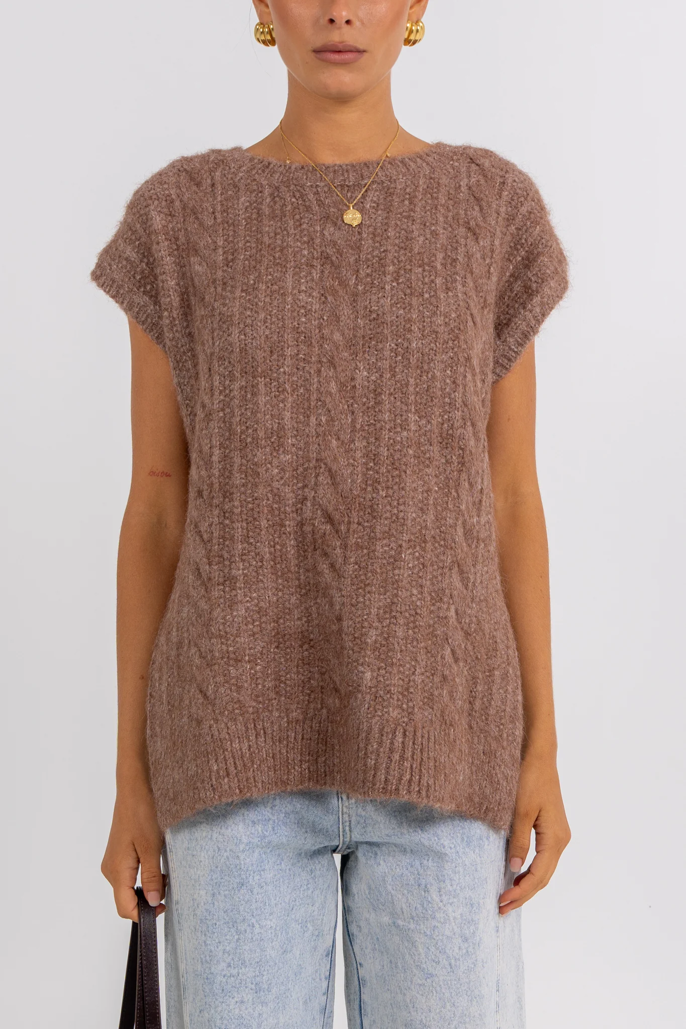 Xandra Knit Mocha - Image 7