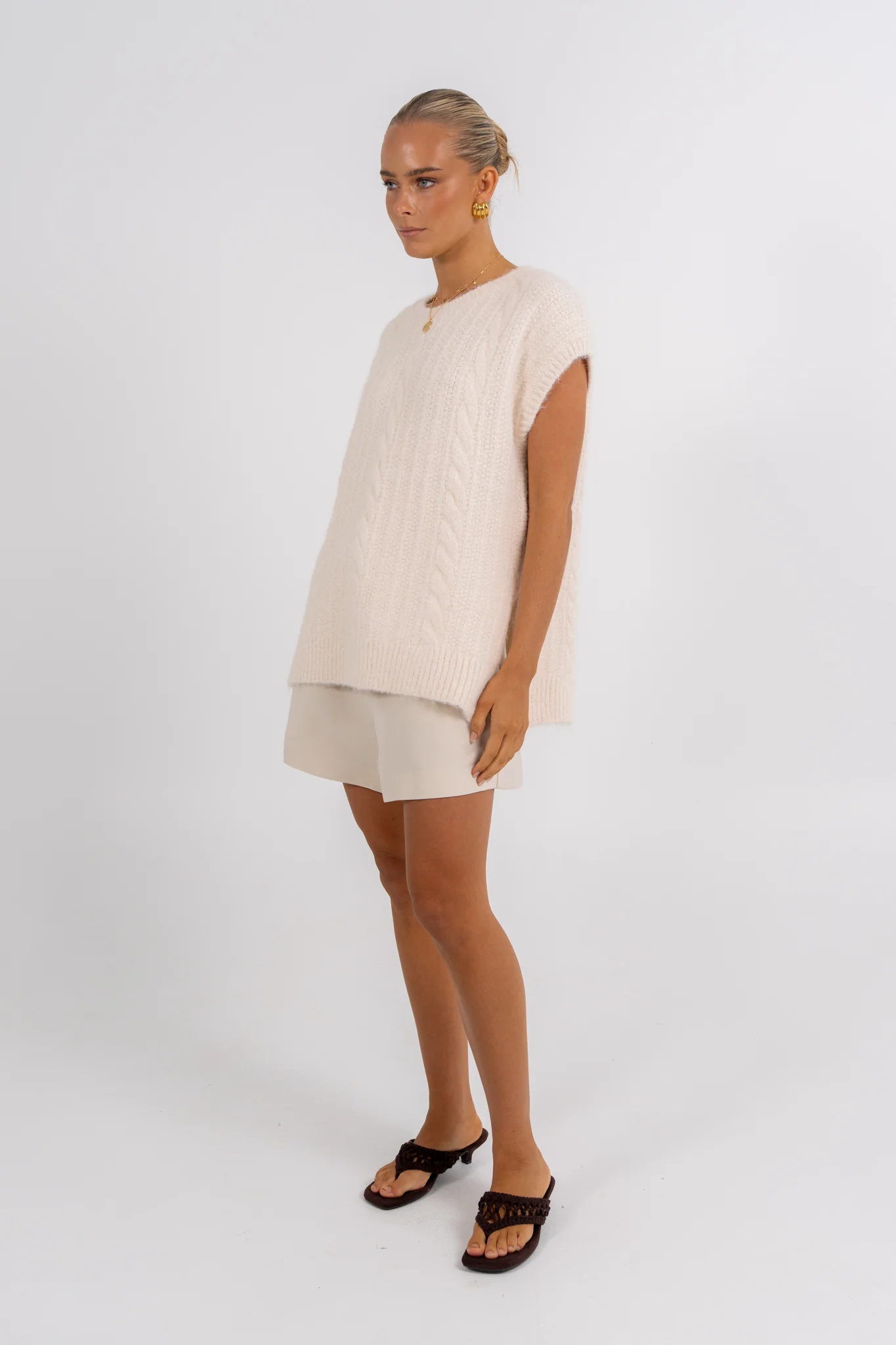 Xandra Knit Cream - Image 4