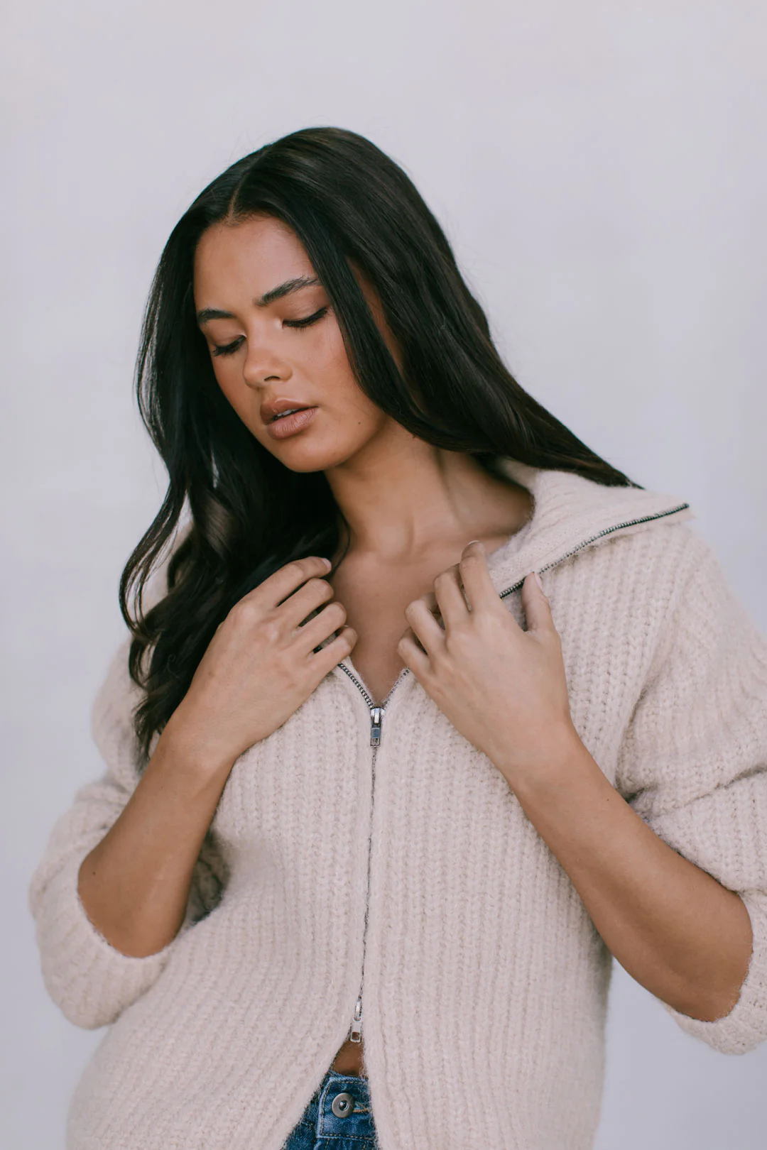 Dahlia Jumper Beige - Image 5