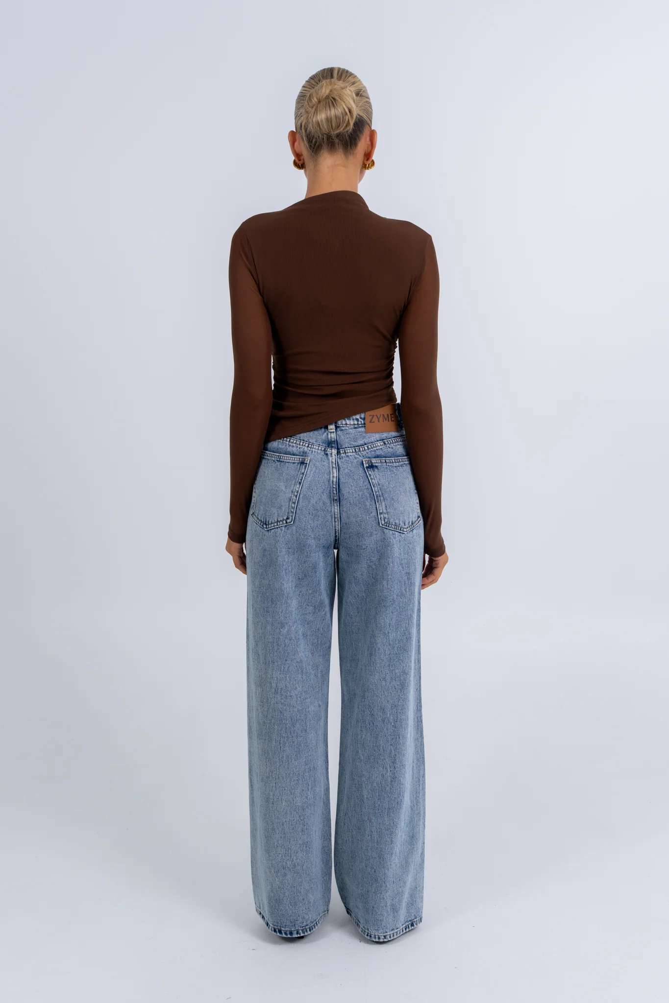 Dakitah Long Sleeve Top Brown - Image 5