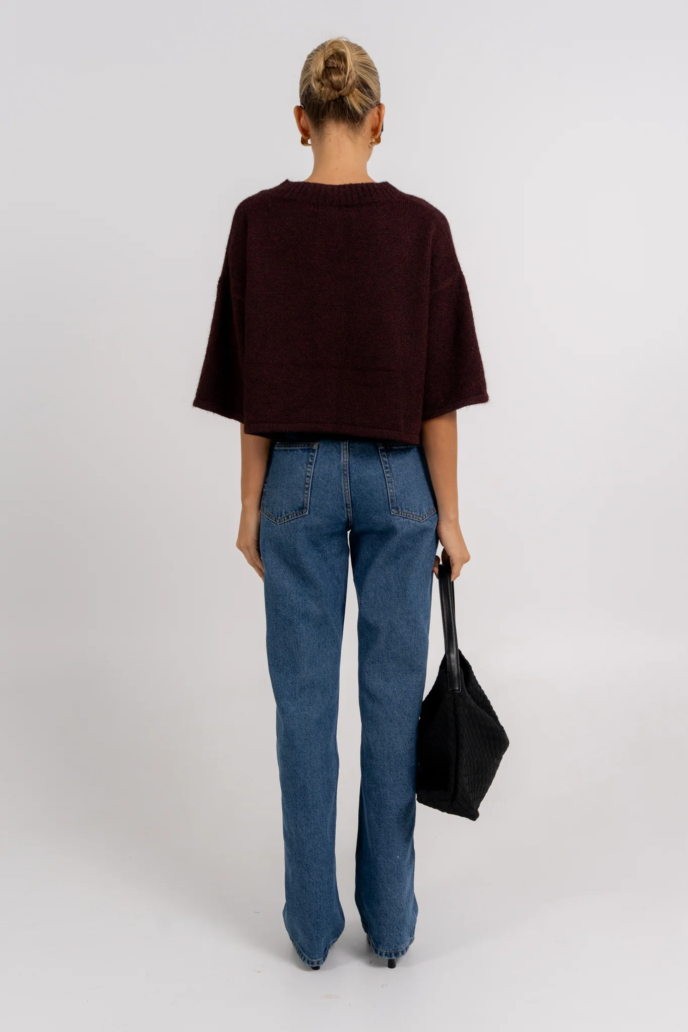 Dallas Cardigan Burgundy - Image 4