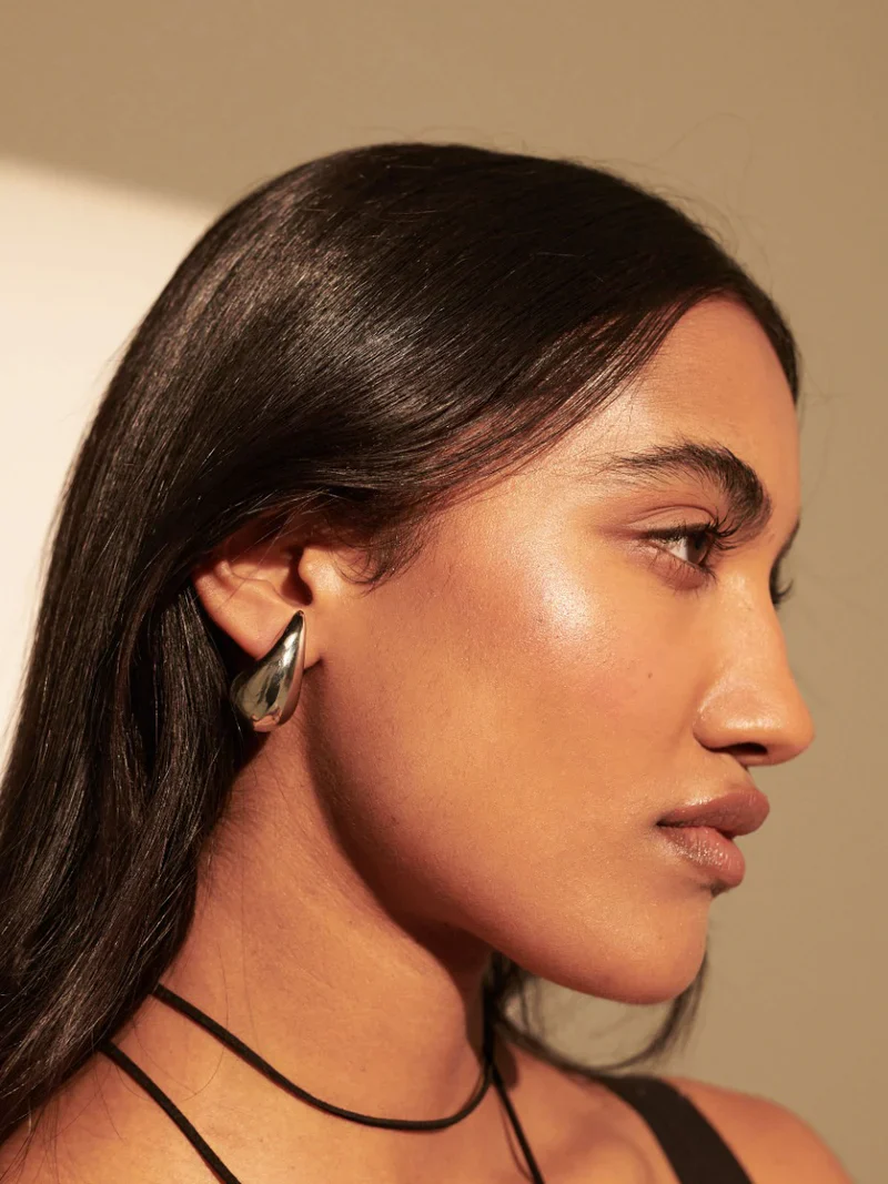 Daria Earrings Silver - Image 6