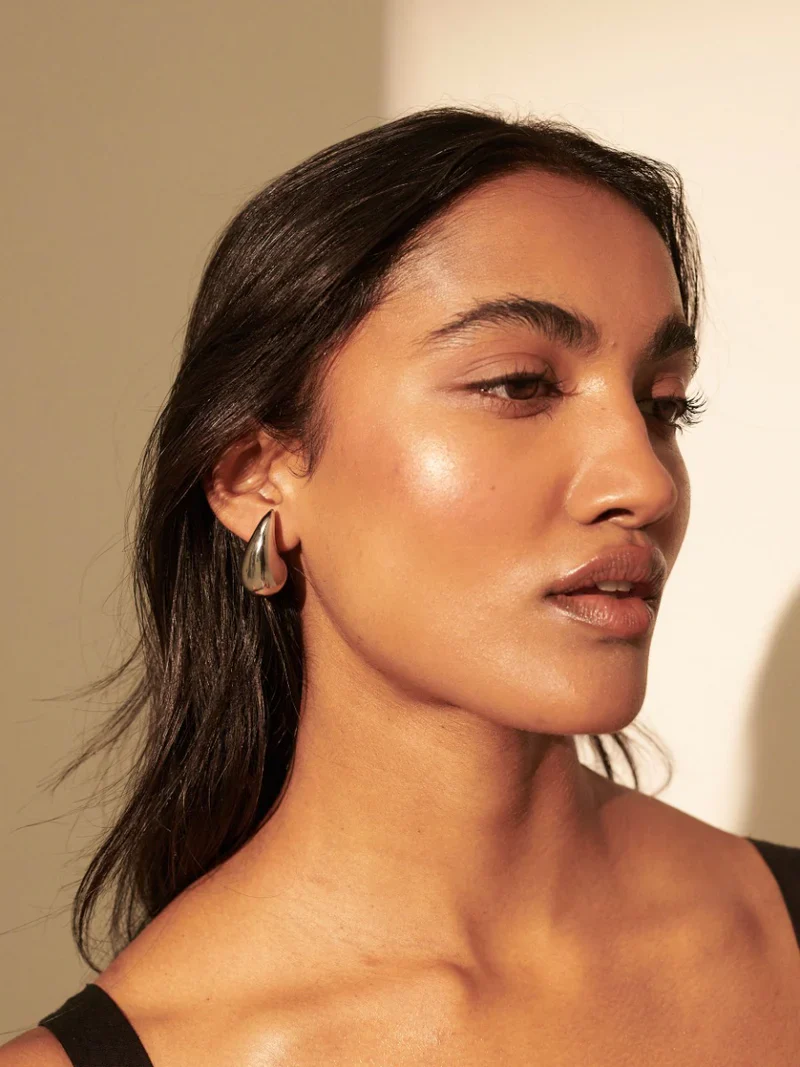 Daria Earrings Silver - Image 7