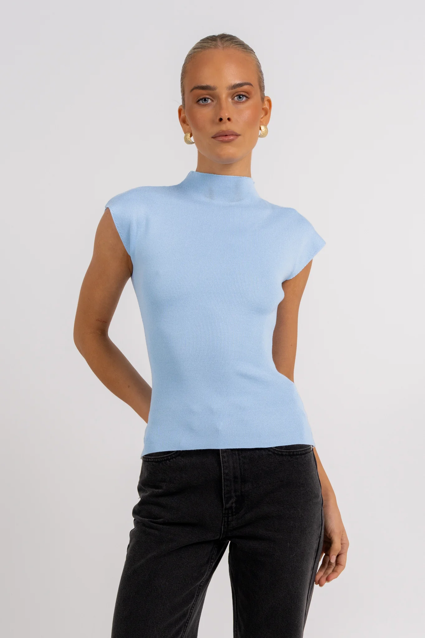 Darragh Top Baby Blue - Image 4