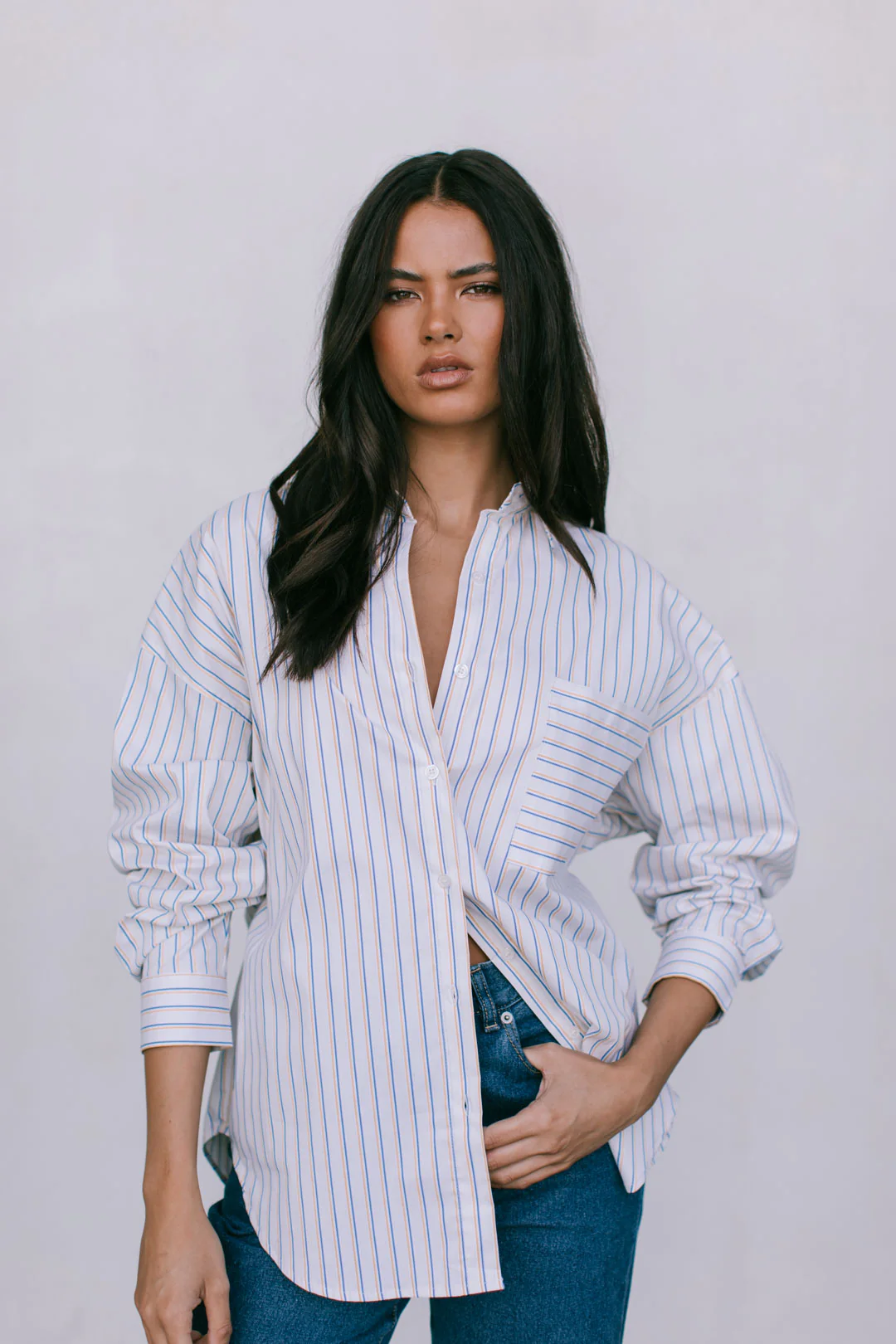 Declan Shirt Blue Stripe