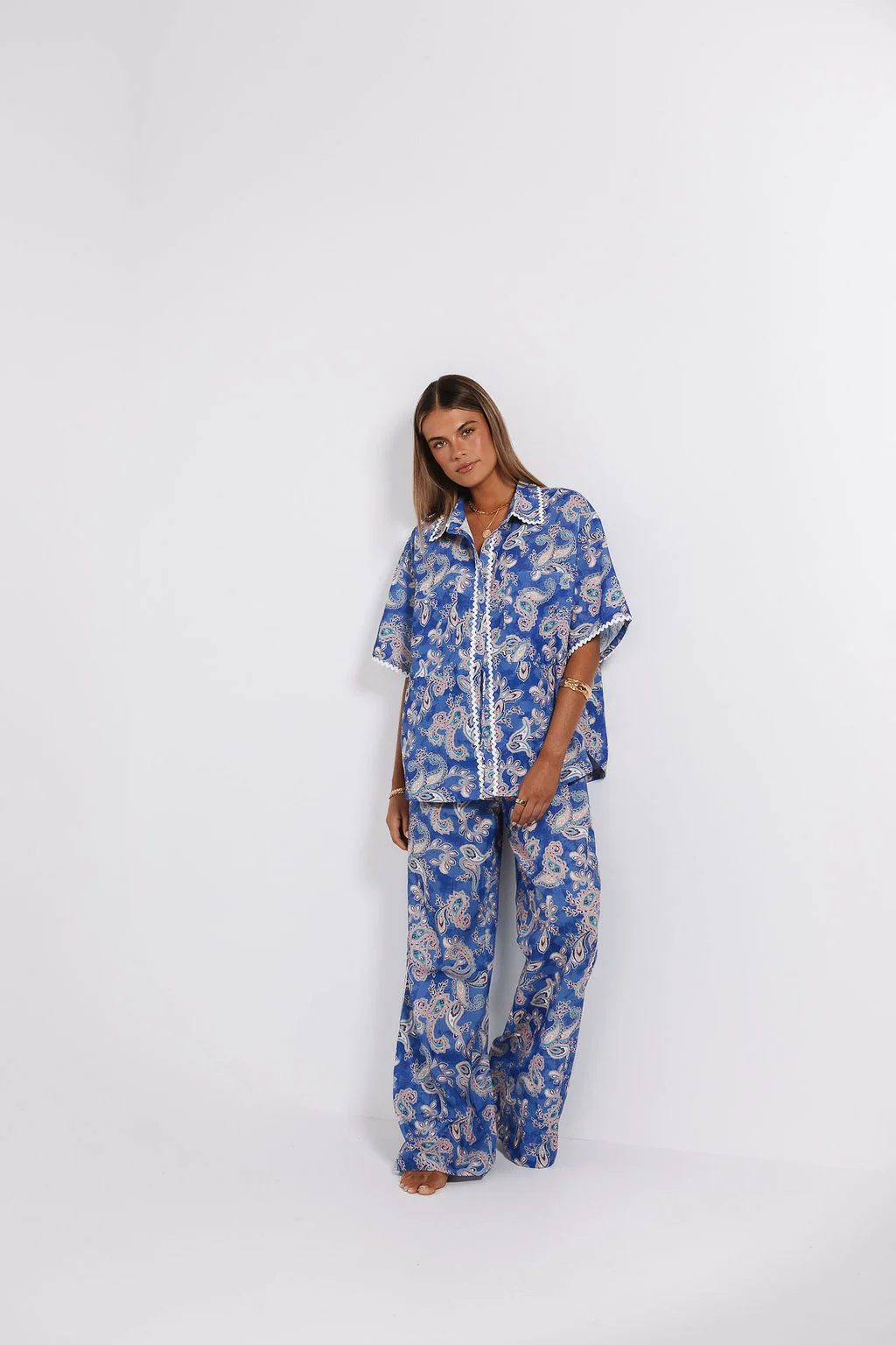 Dellar Pant Oceana Print - Image 13