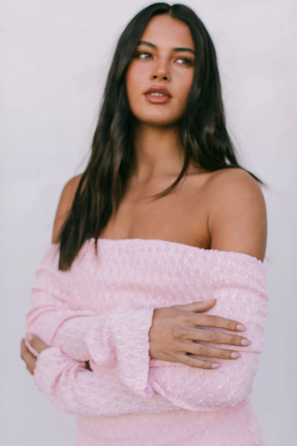 Delta Mini Dress Baby Pink - Image 8