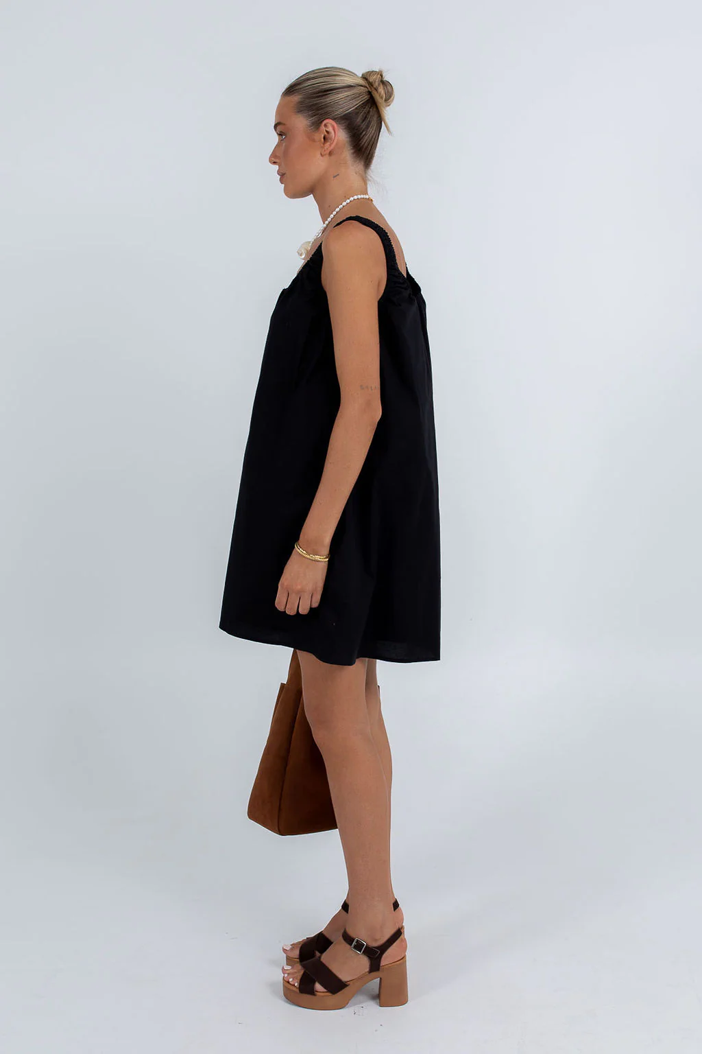Drew Mini Dress Black - Image 9