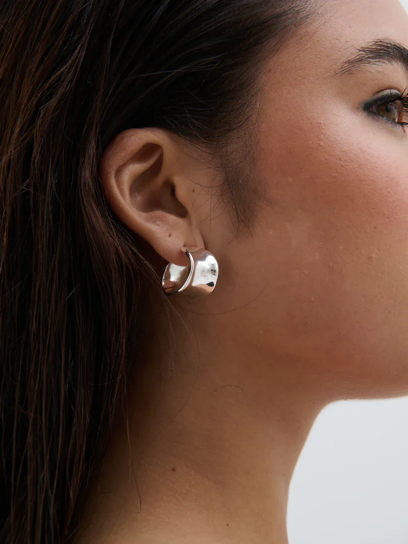 Eddy Earrings Silver - Image 4