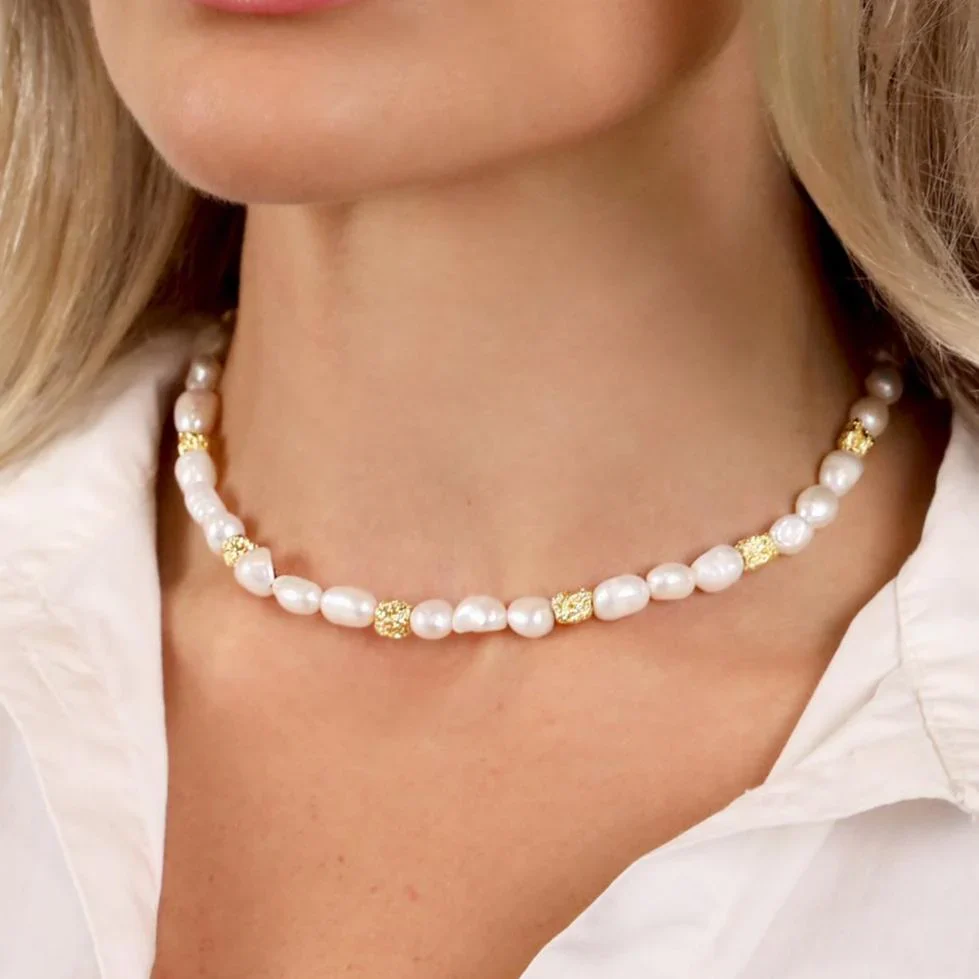 Elijah Necklace Pearl - Image 2
