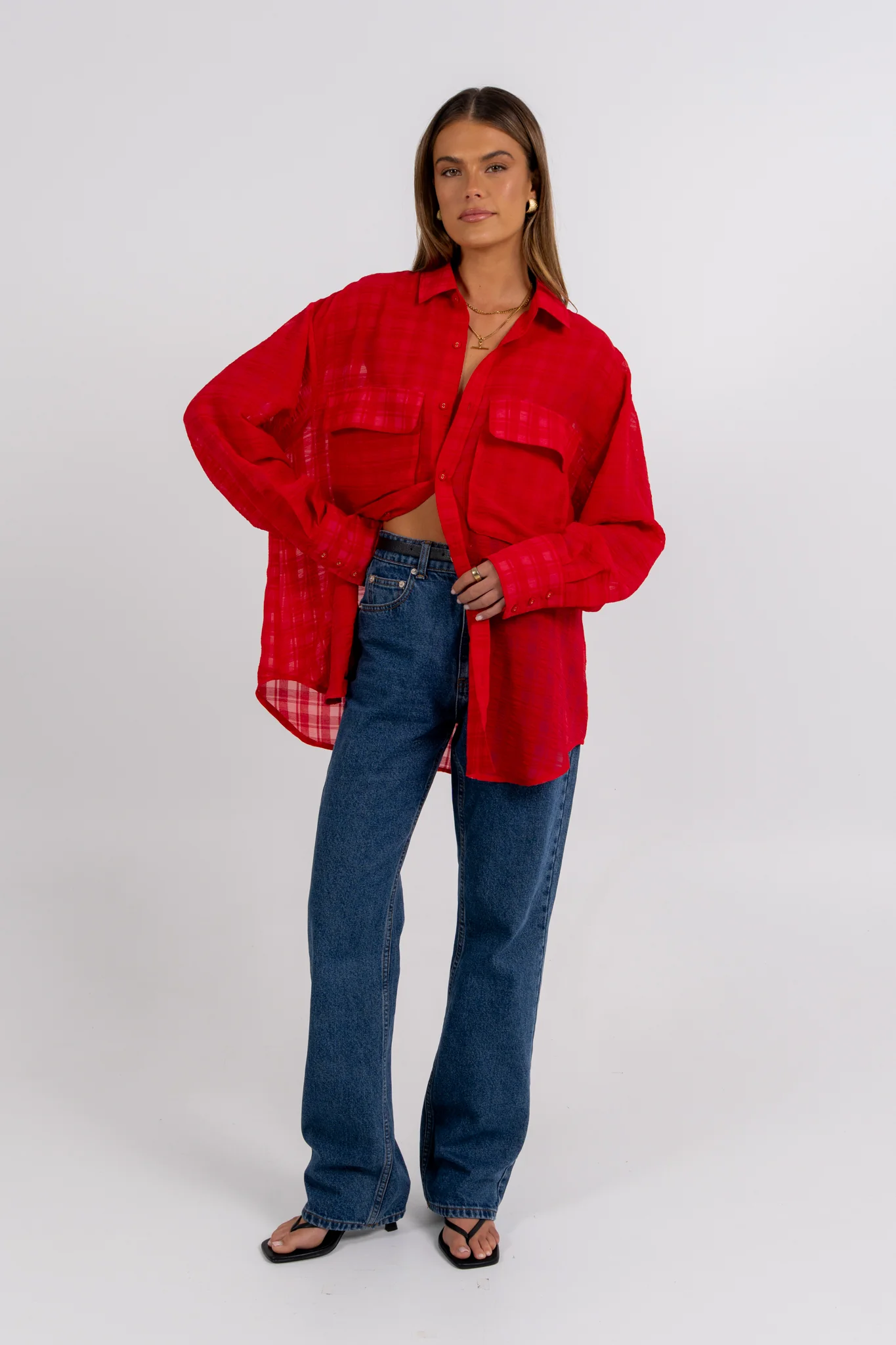 Elka Shirt Red - Image 10