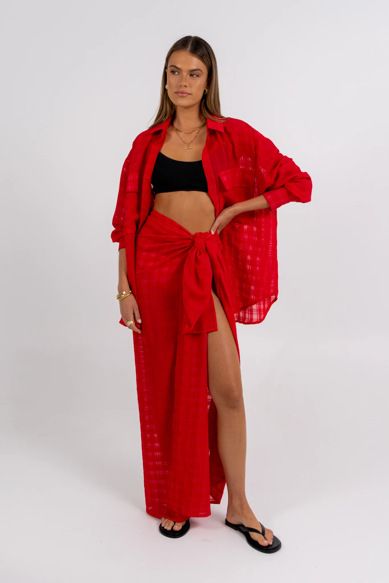 Elka Shirt Red - Image 15