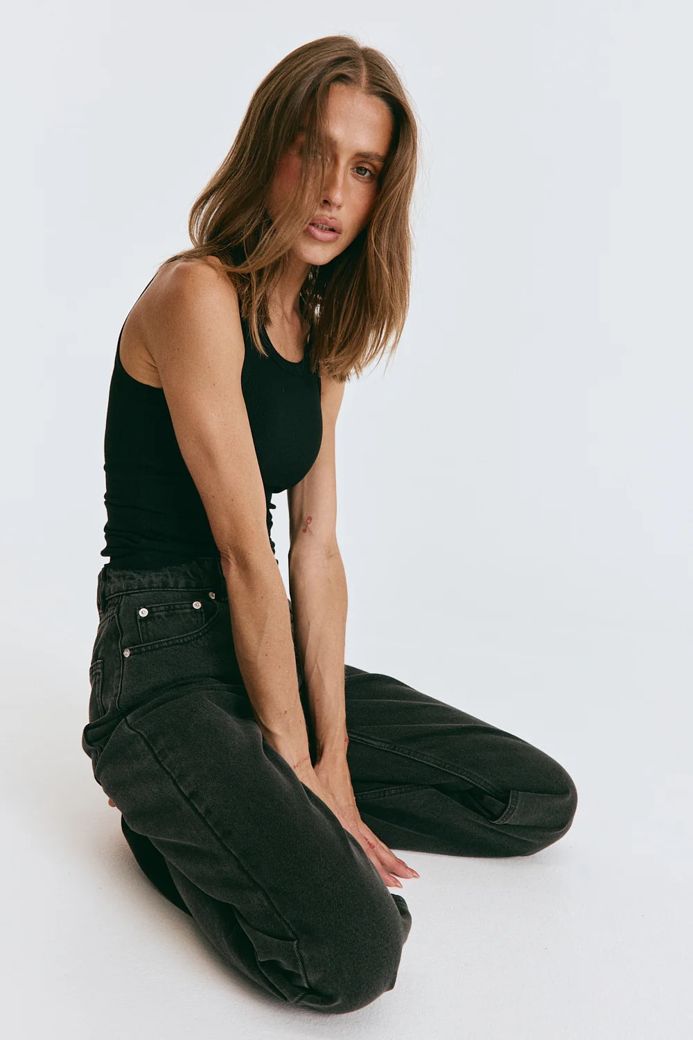 Embley Slim Leg Jean Black - Image 3