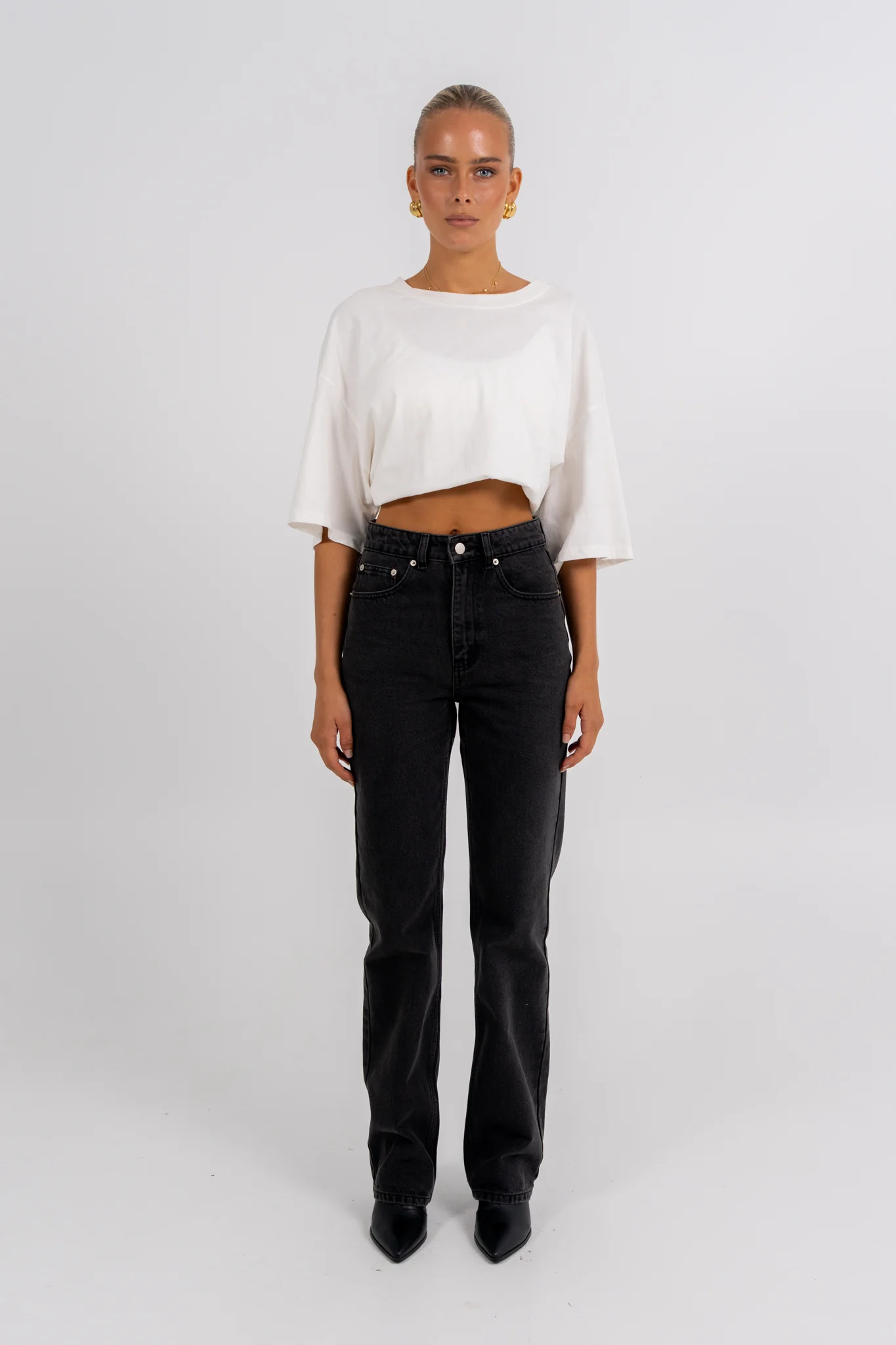 Embley Slim Leg Jean Black - Image 5